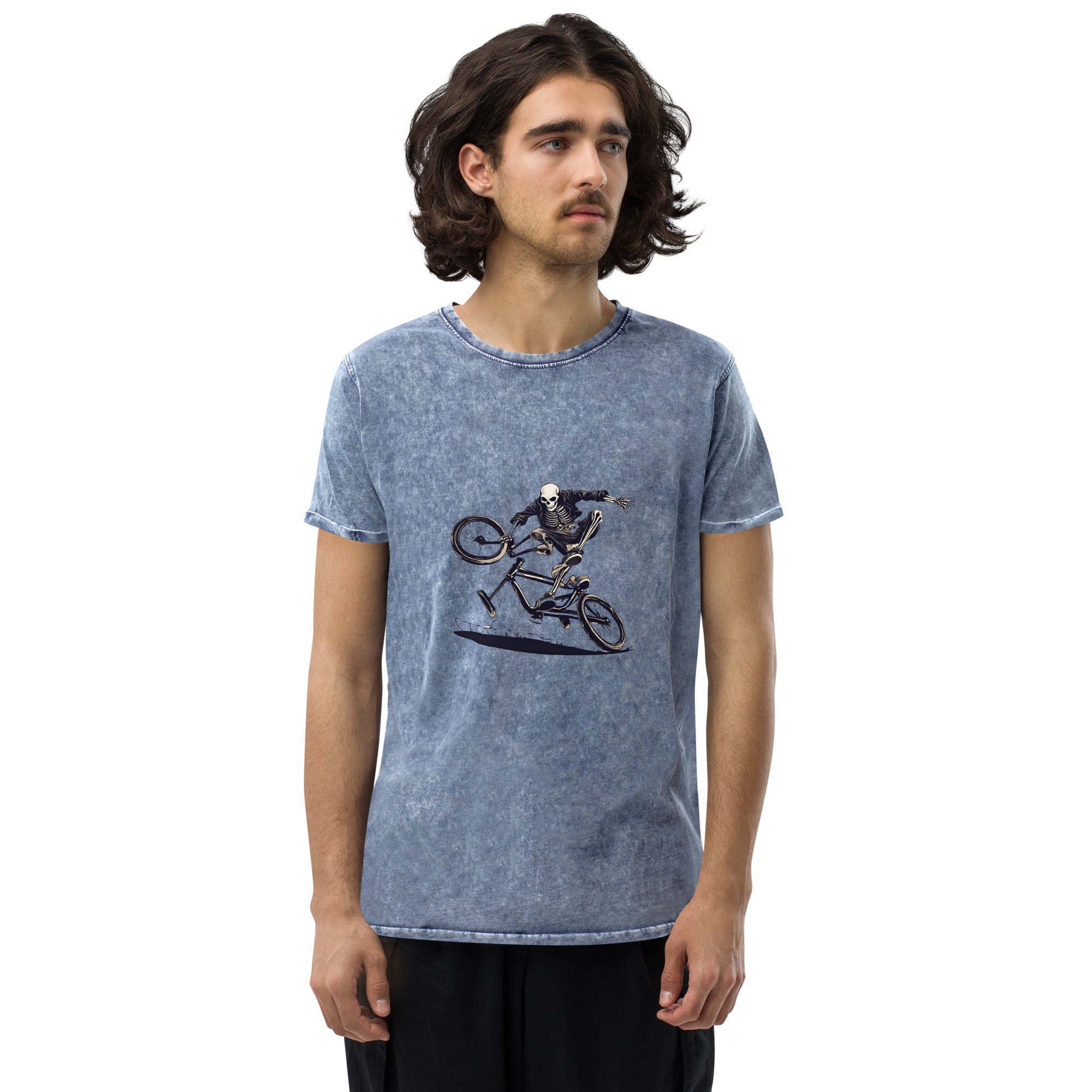 Till the Wheels Fall Off Denim T-Shirt