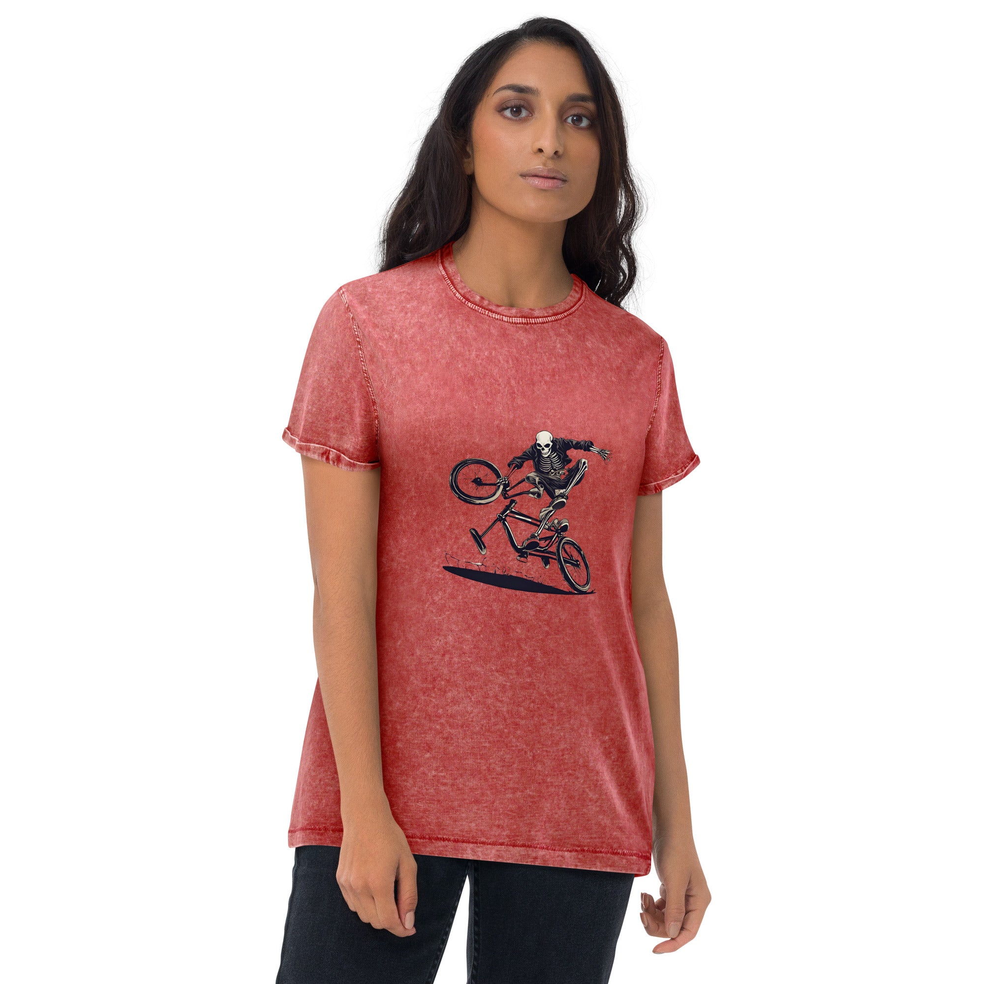 Till the Wheels Fall Off Denim T-Shirt