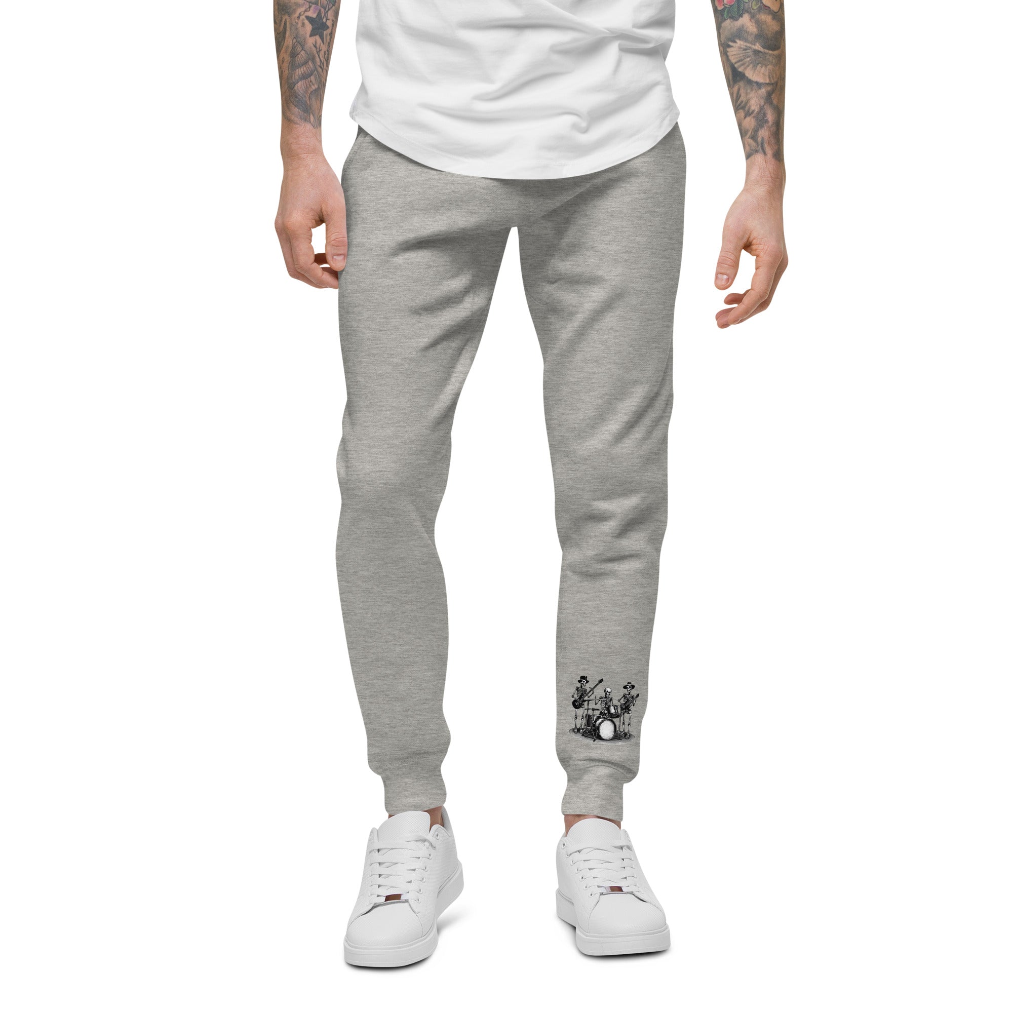 Skeleton Band Men's Fleece Sweatpants