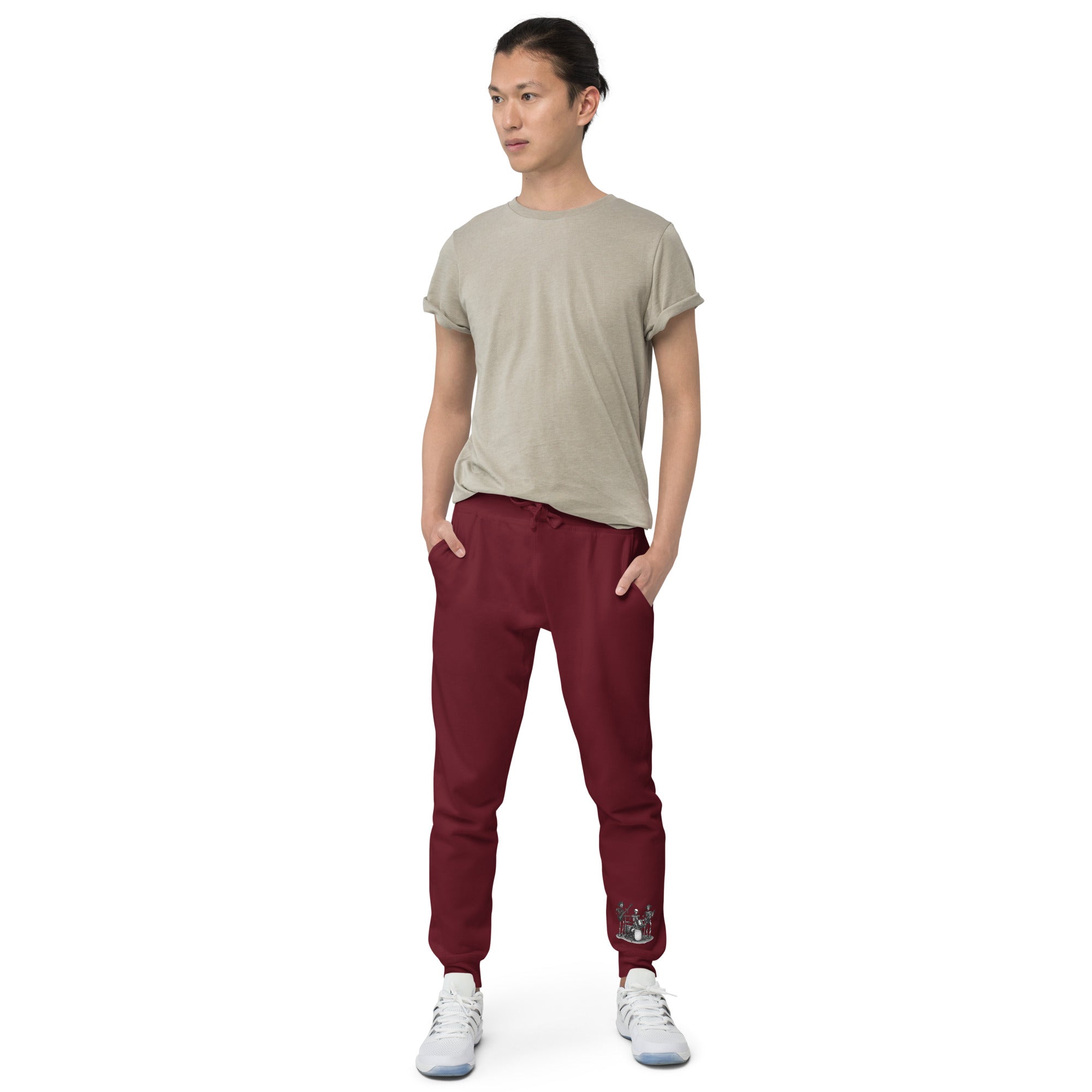 Skeleton Band Men's Fleece Sweatpants