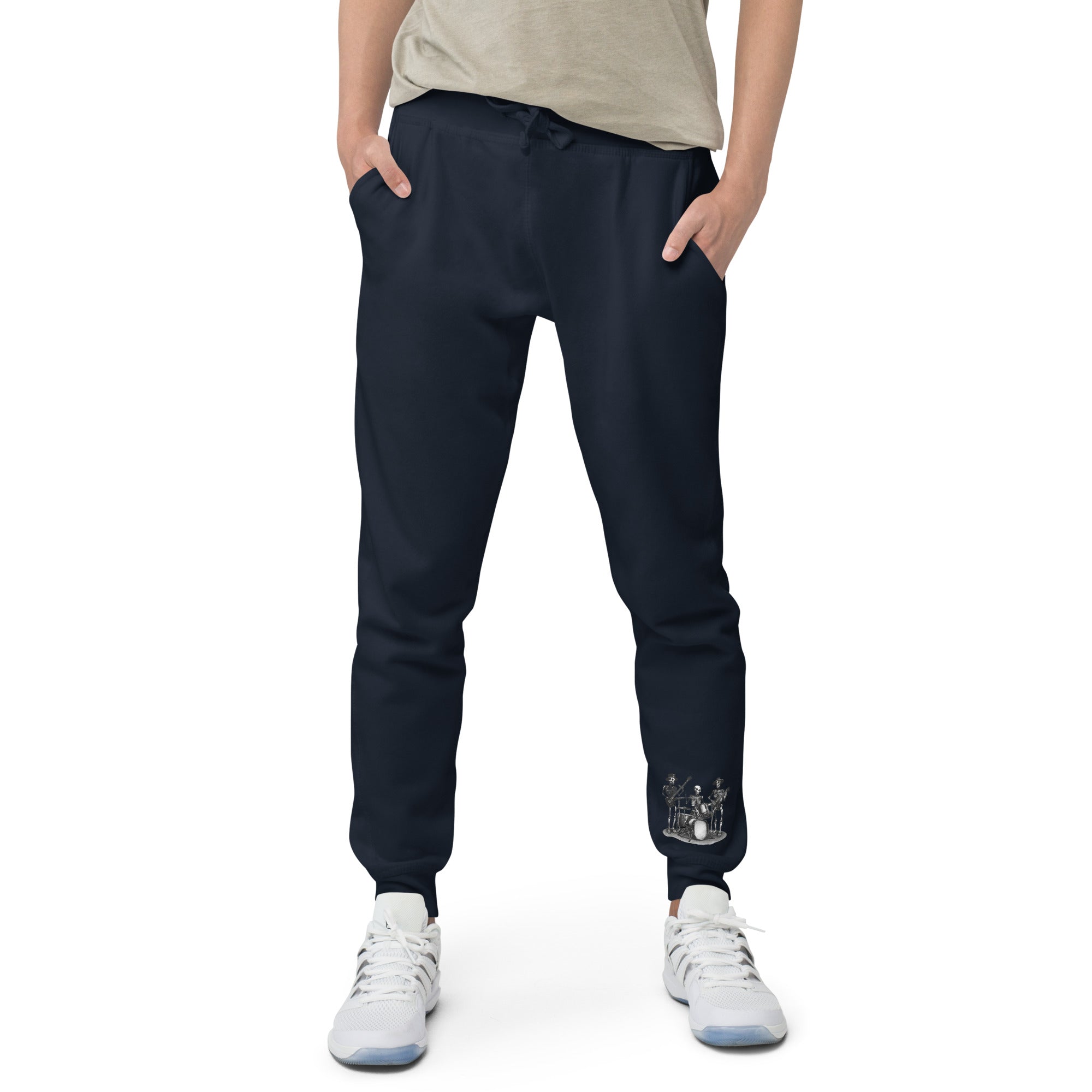 Skeleton Band Men's Fleece Sweatpants