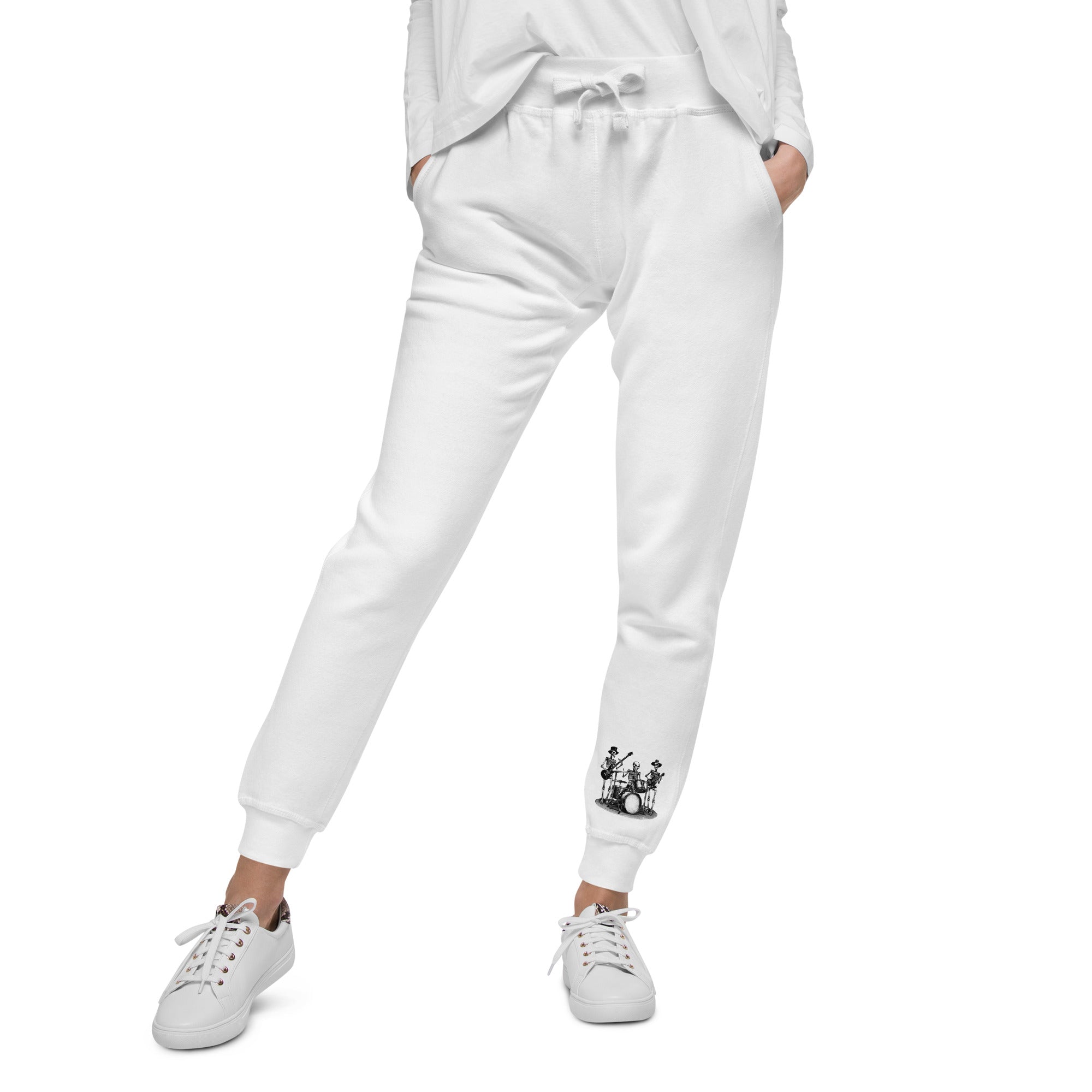 Skeleton Band Women's Fleece Sweatpants