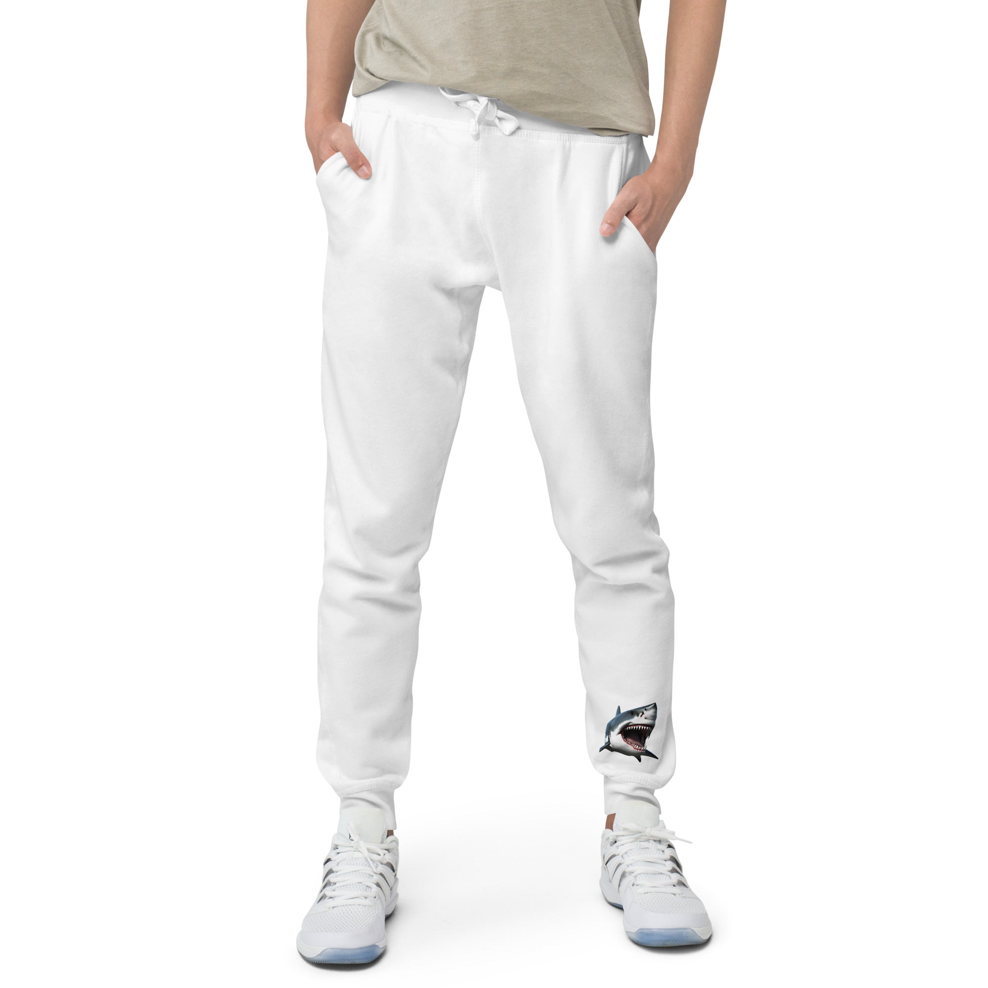 Great White Bite Men's Fleece Sweatpants