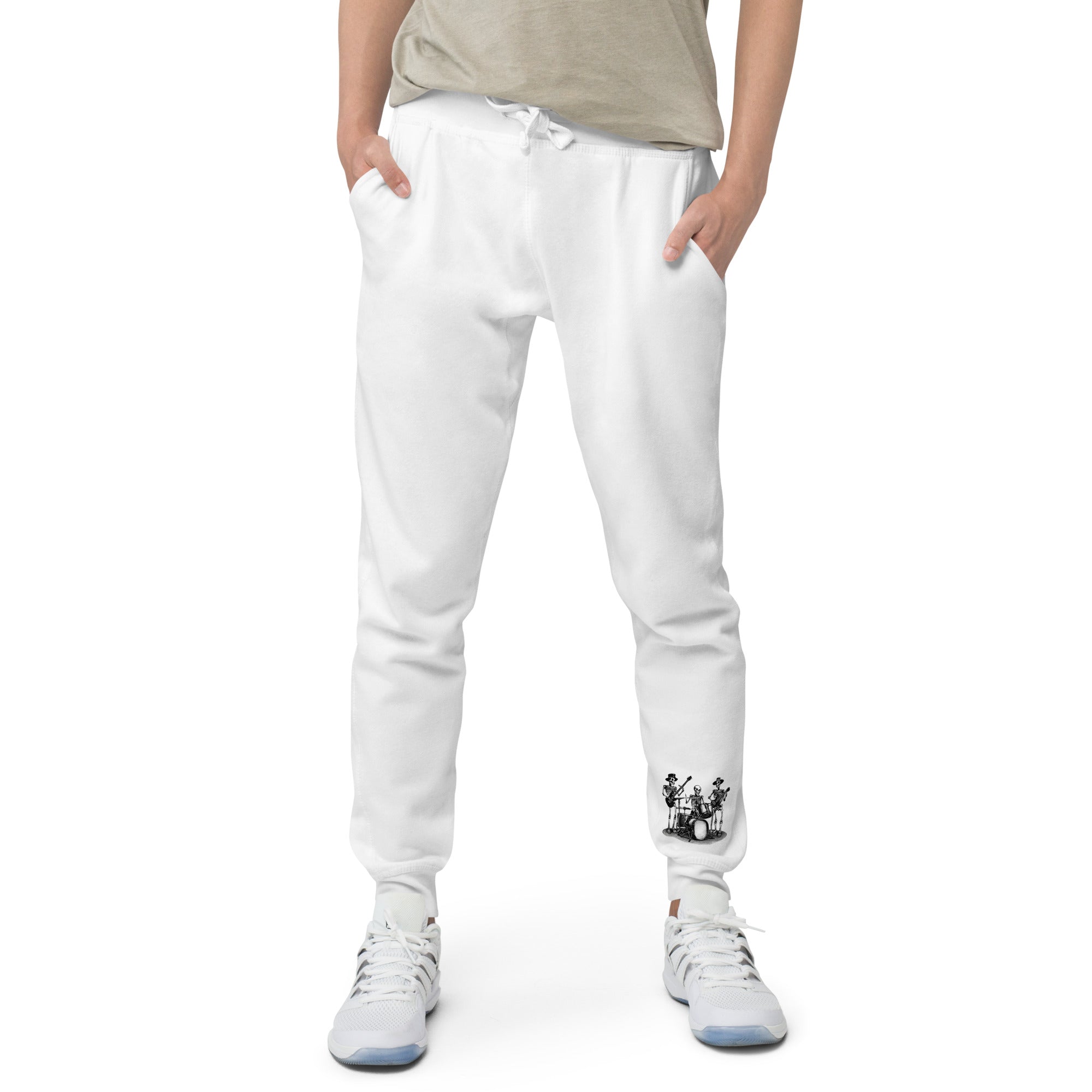 Skeleton Band Men's Fleece Sweatpants