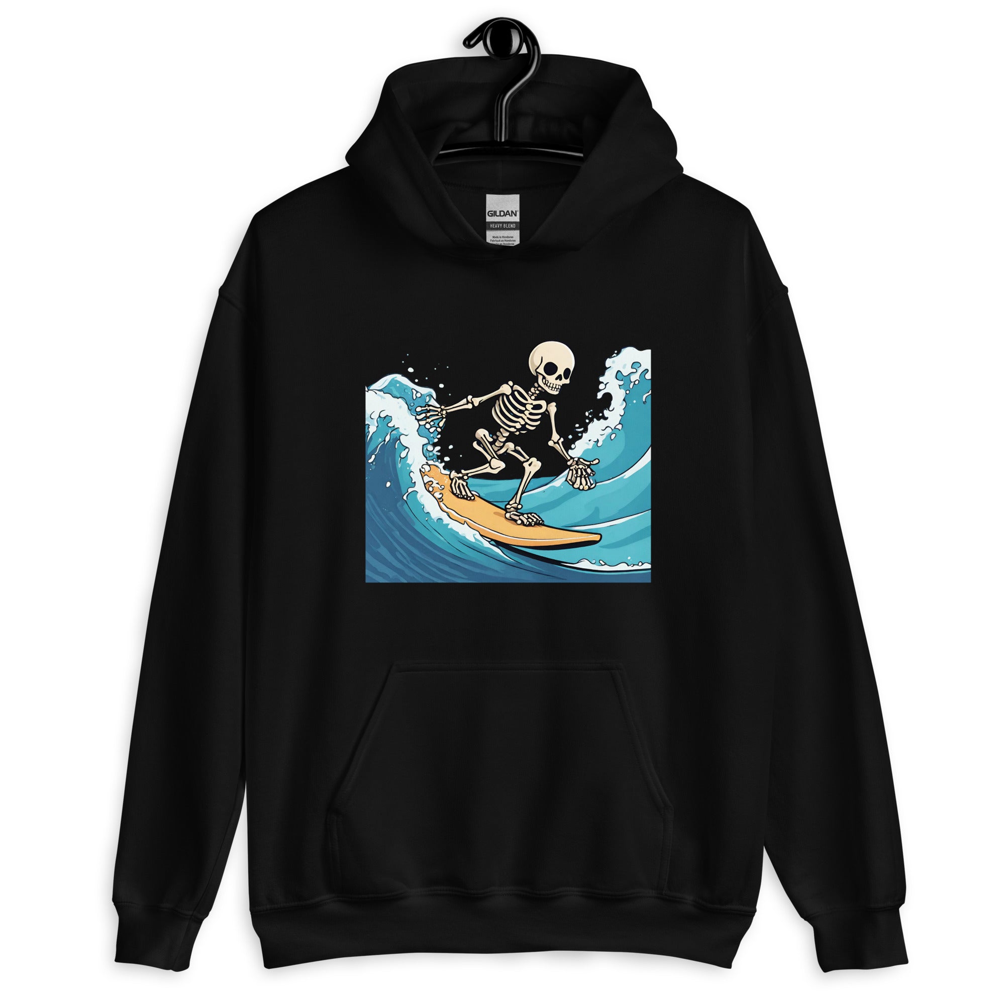 Surfing Skeleton Women's Hoodie