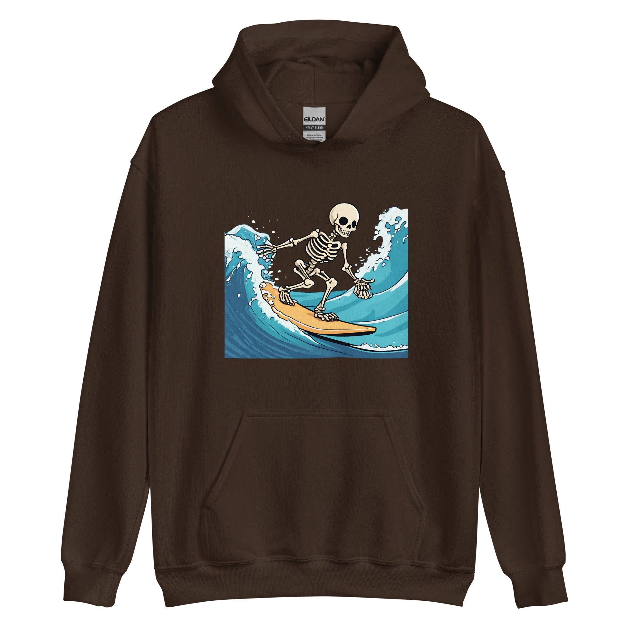 Surfing Skeleton Men's Hoodie