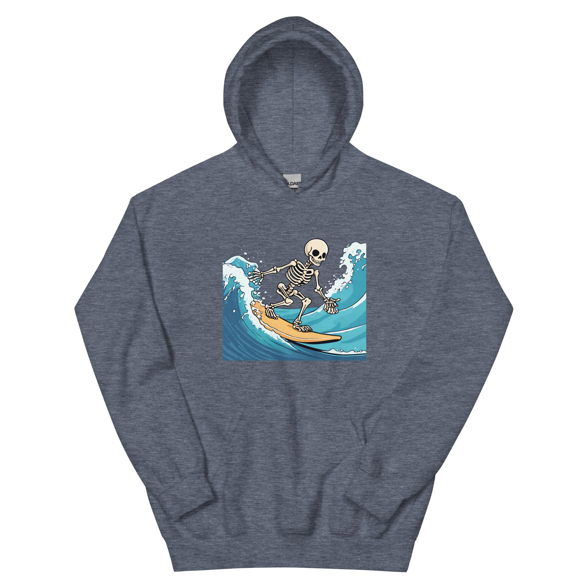 Surfing Skeleton Men's Hoodie