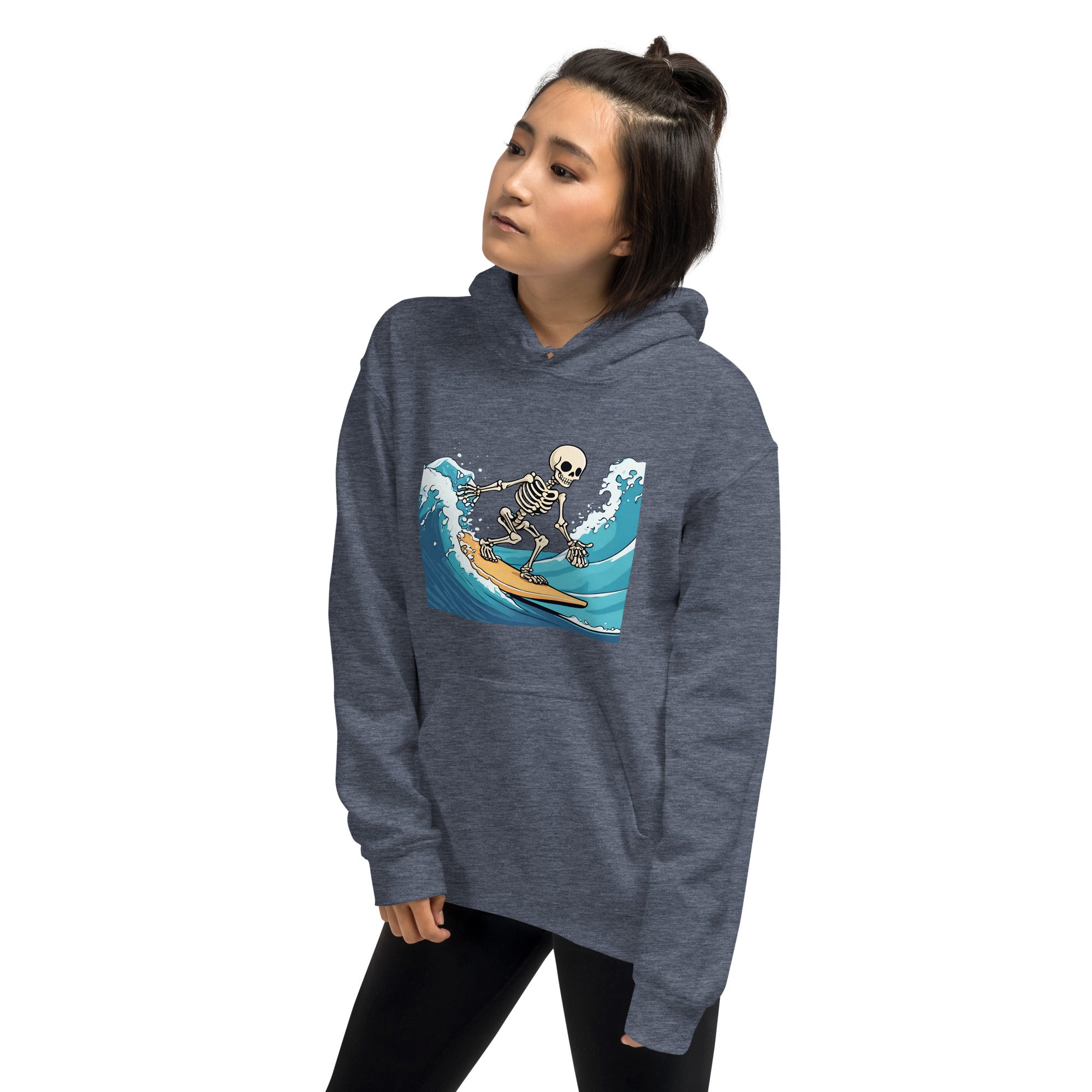 Surfing Skeleton Women's Hoodie