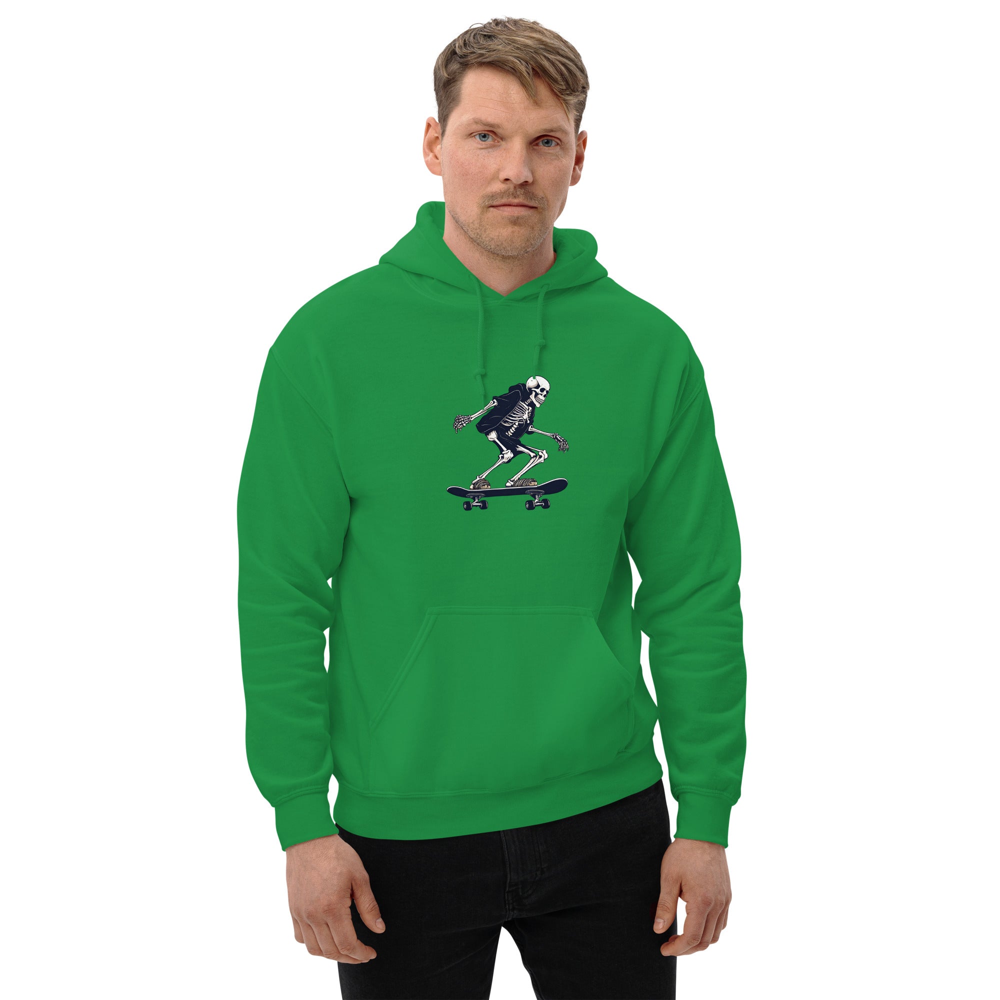 Skateboarding Skeleton Men's Hoodie