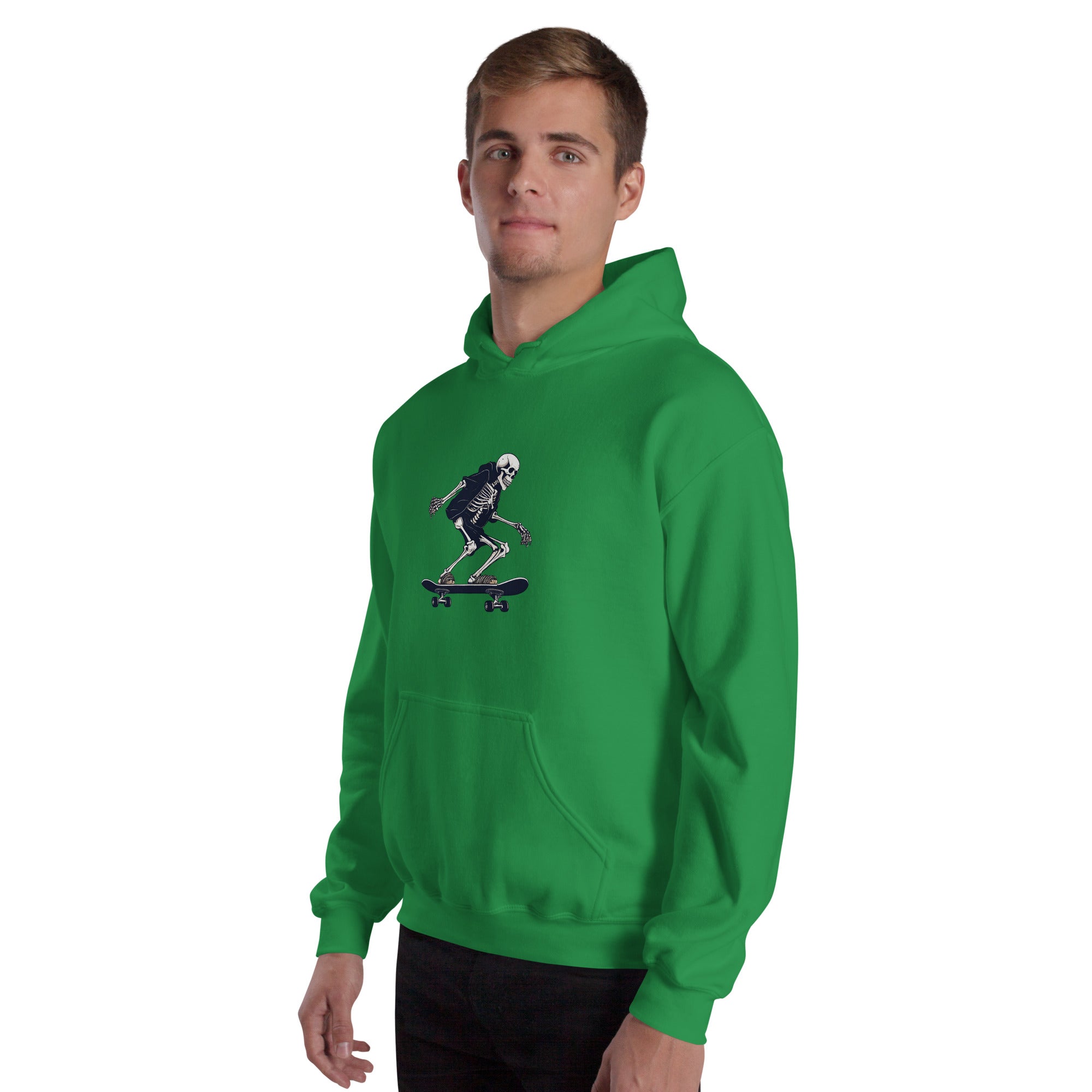 Skateboarding Skeleton Men's Hoodie