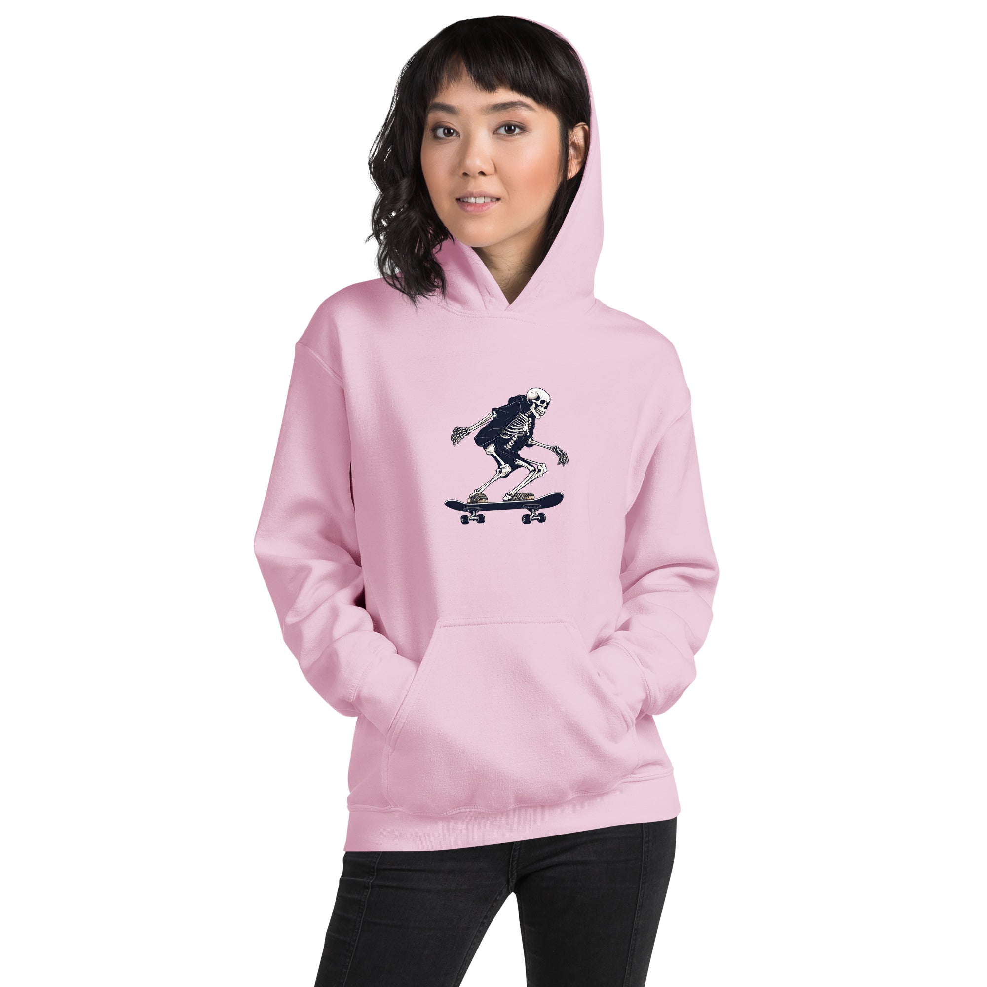 Skateboarding Skeleton Women's Hoodie