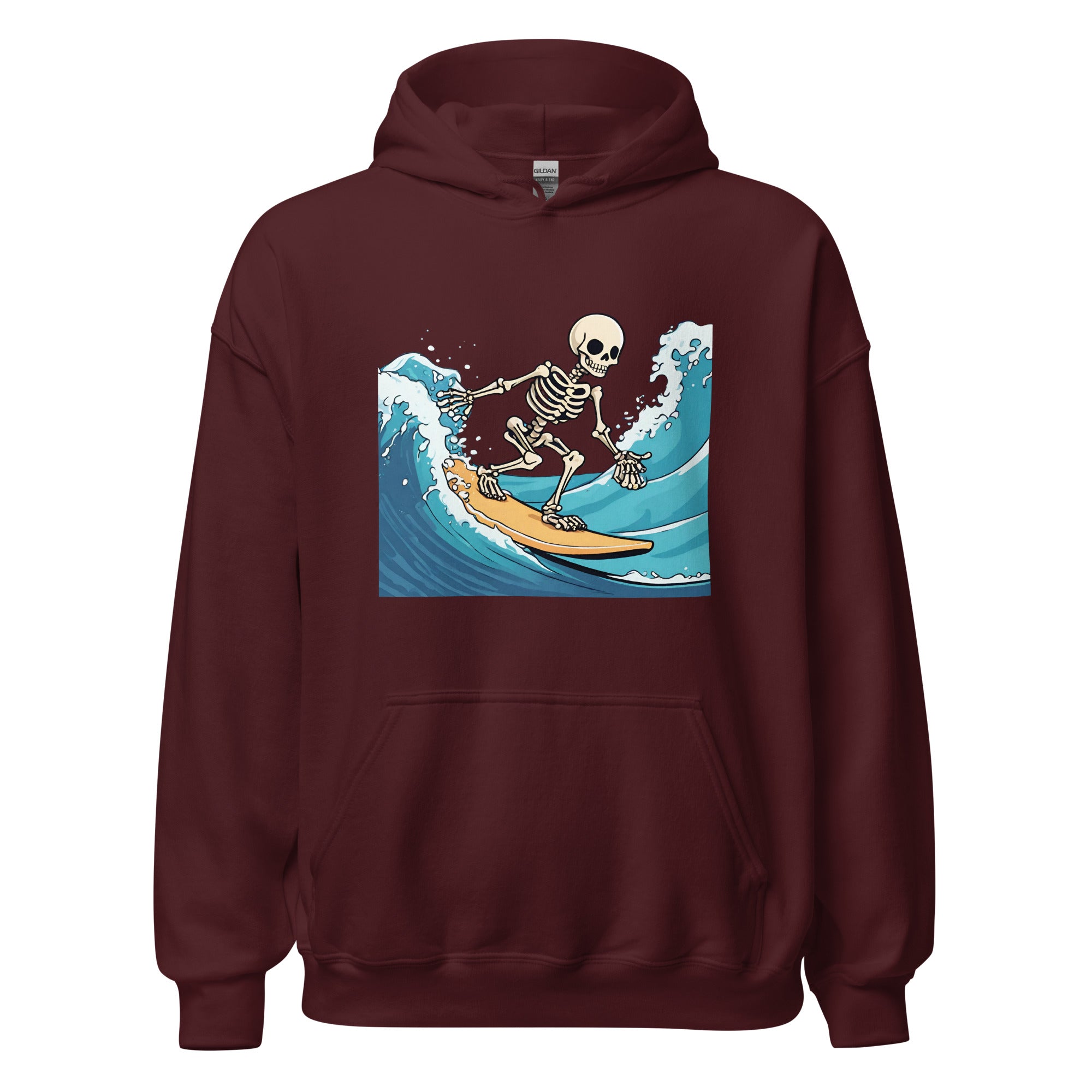 Surfing Skeleton Women's Hoodie