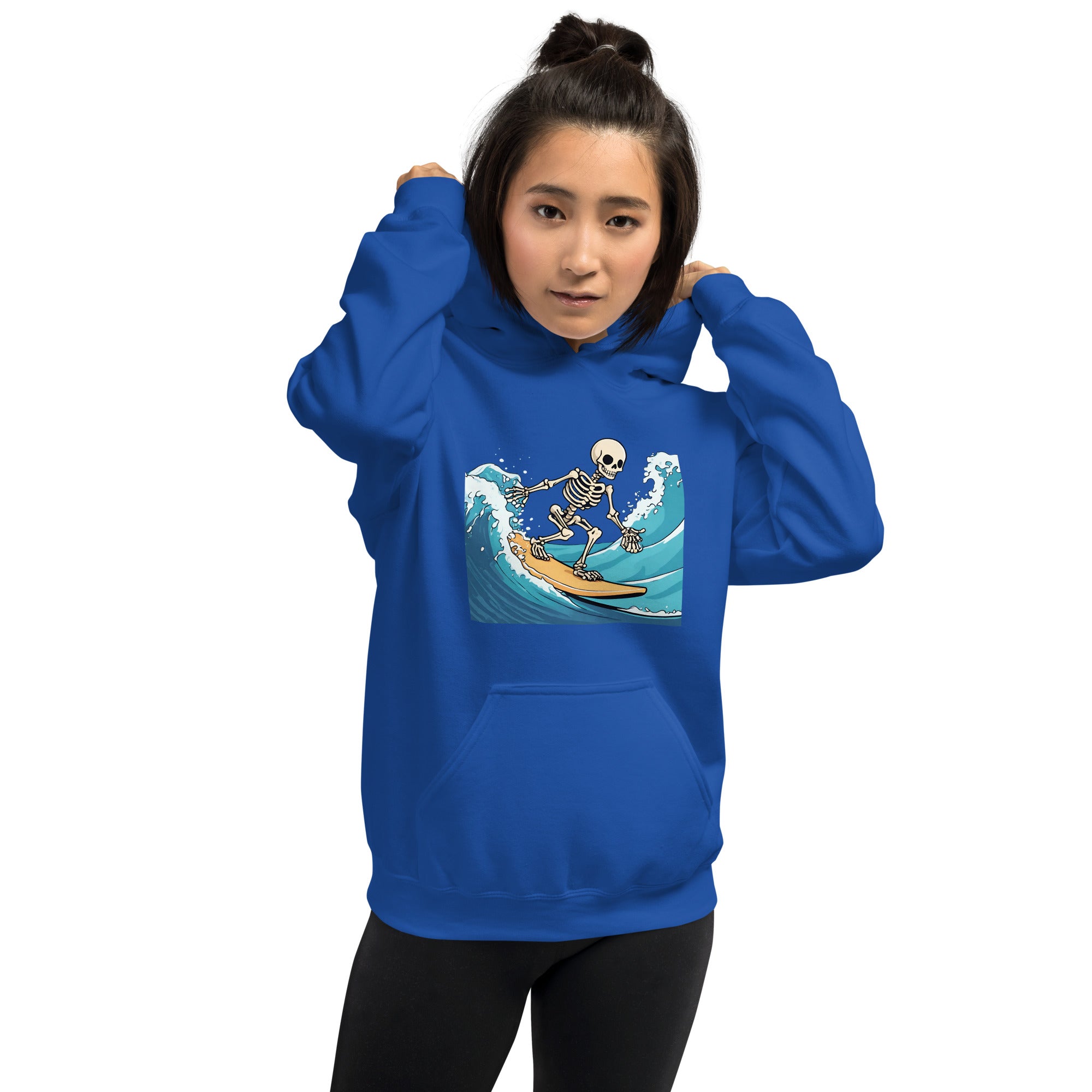 Surfing Skeleton Women's Hoodie