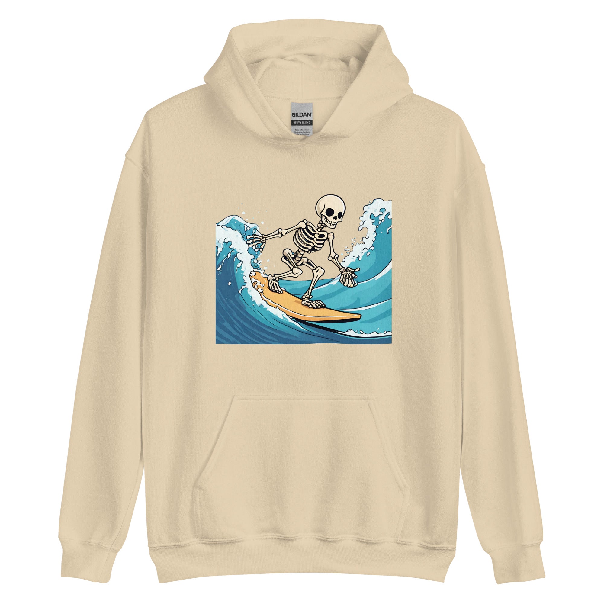 Surfing Skeleton Women's Hoodie