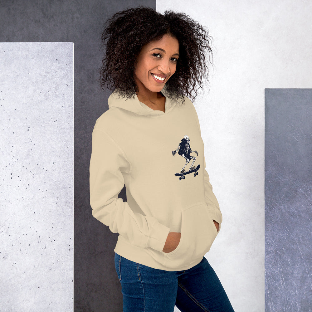 Skateboarding Skeleton Women's Hoodie