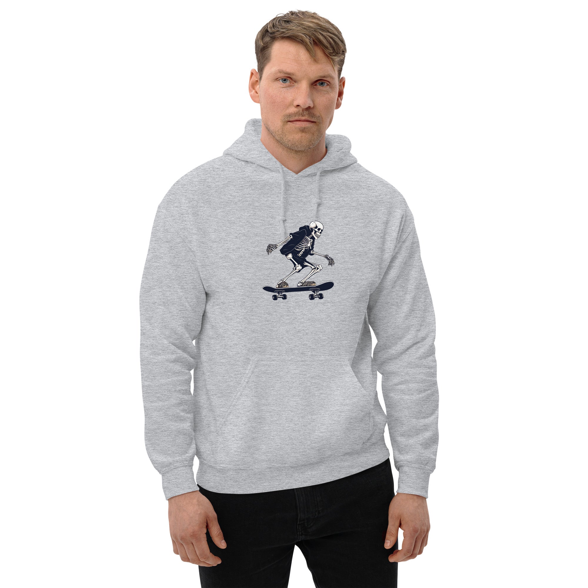 Skateboarding Skeleton Men's Hoodie