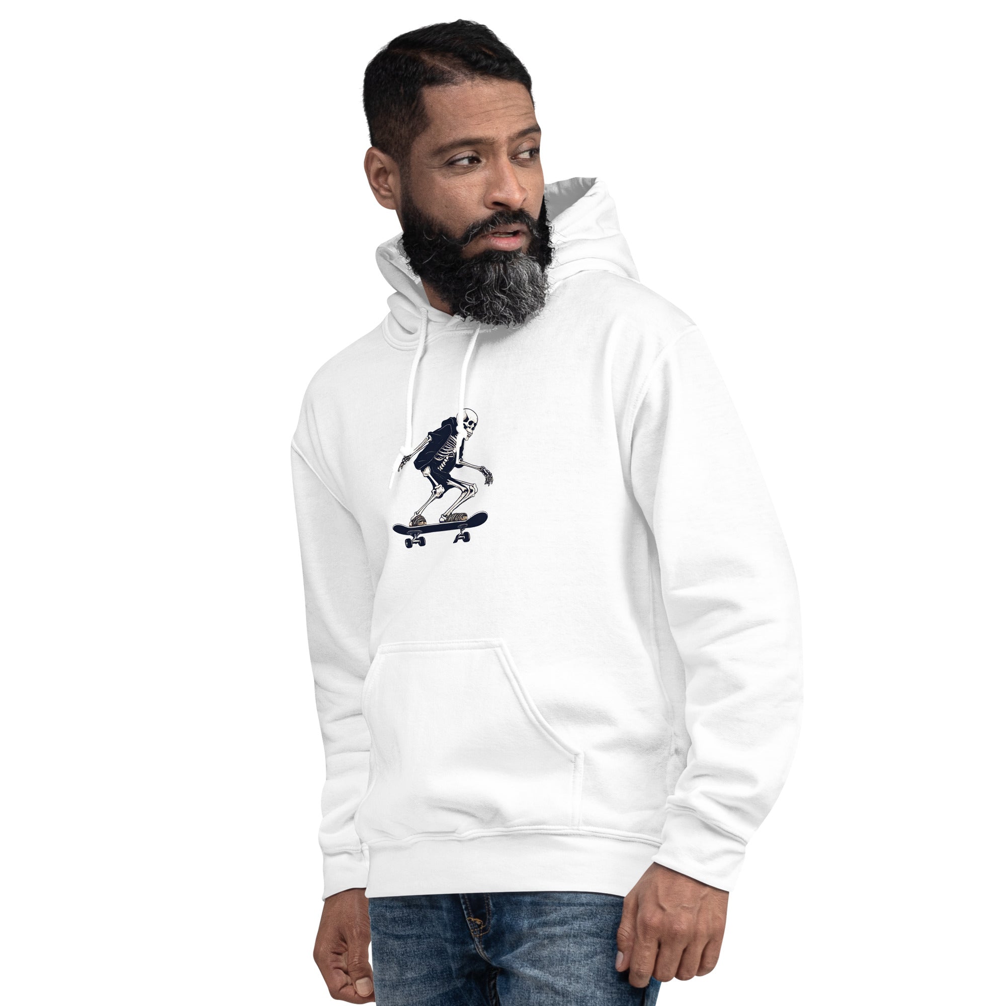 Skateboarding Skeleton Men's Hoodie