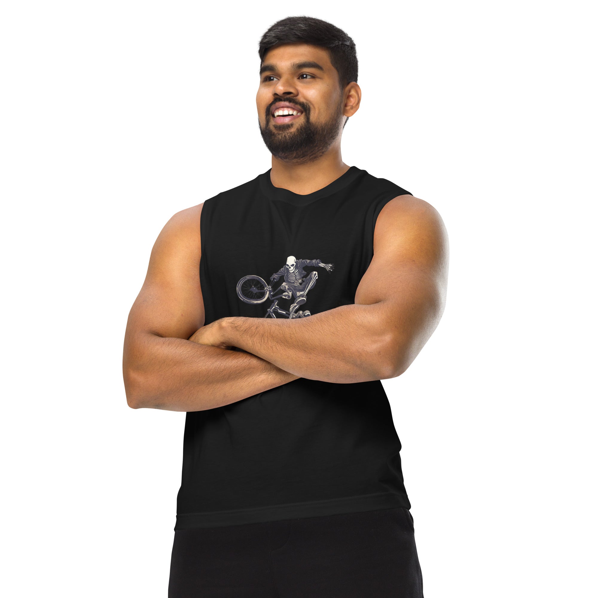 Skeleton Band Muscle Shirt