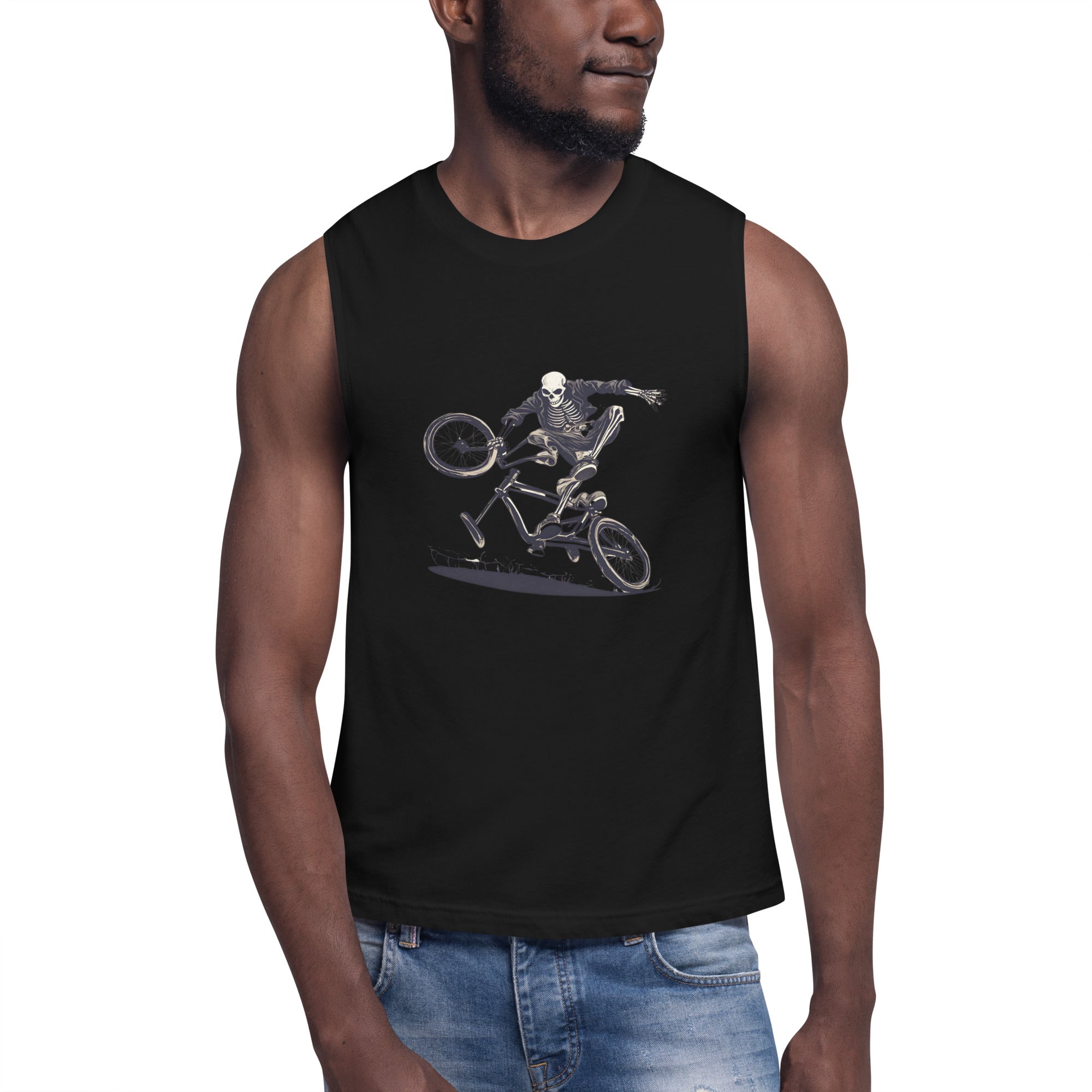 Skeleton Band Muscle Shirt