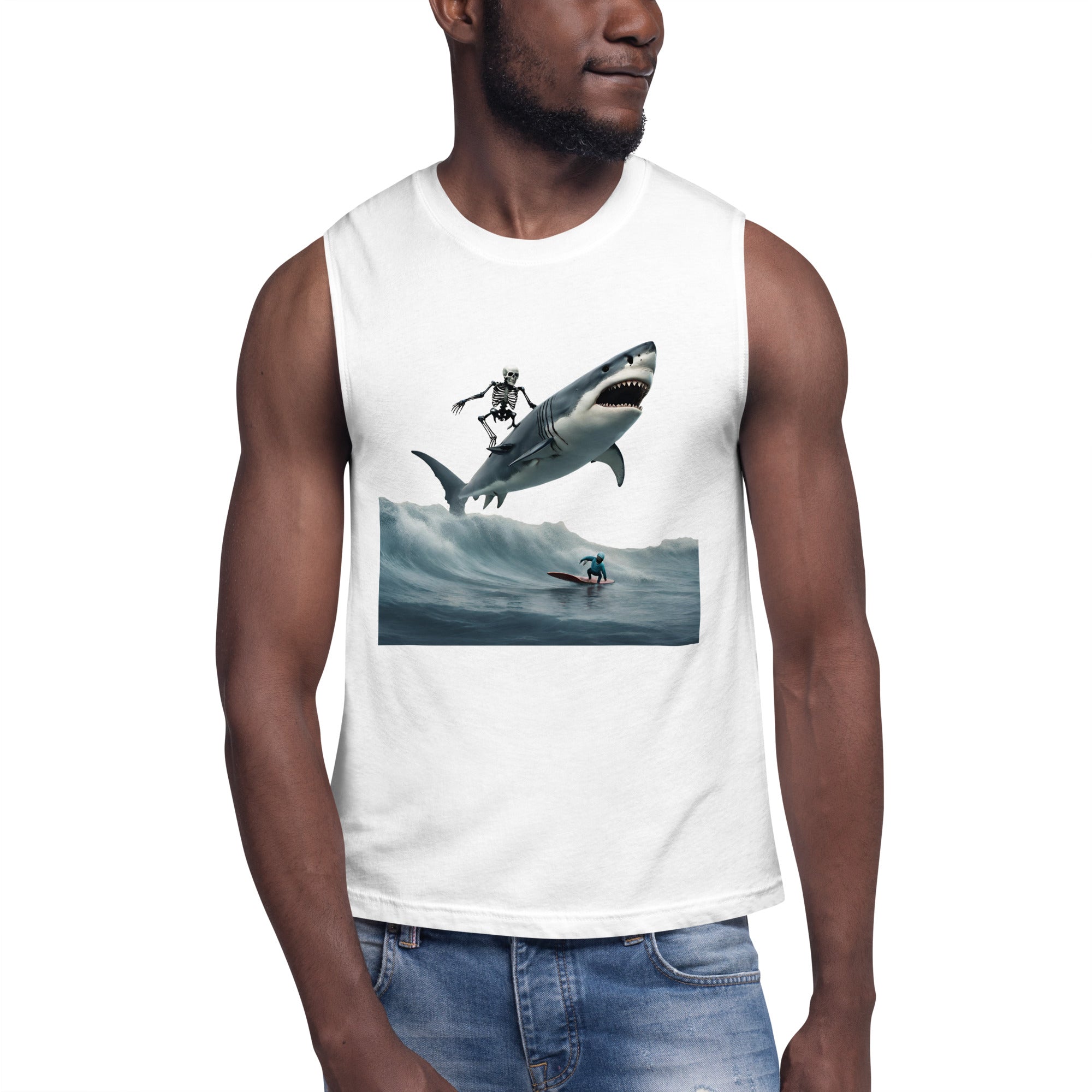 Shark Shredder Muscle Shirt