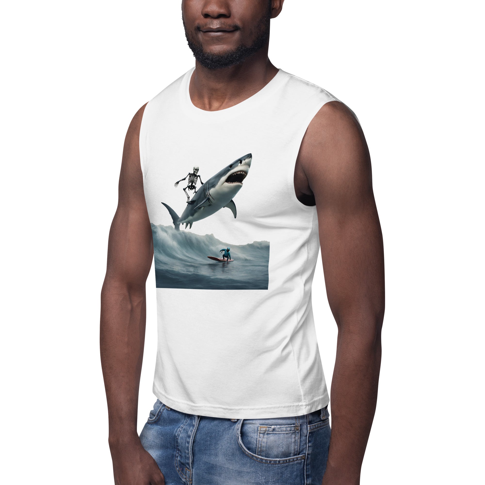 Shark Shredder Muscle Shirt