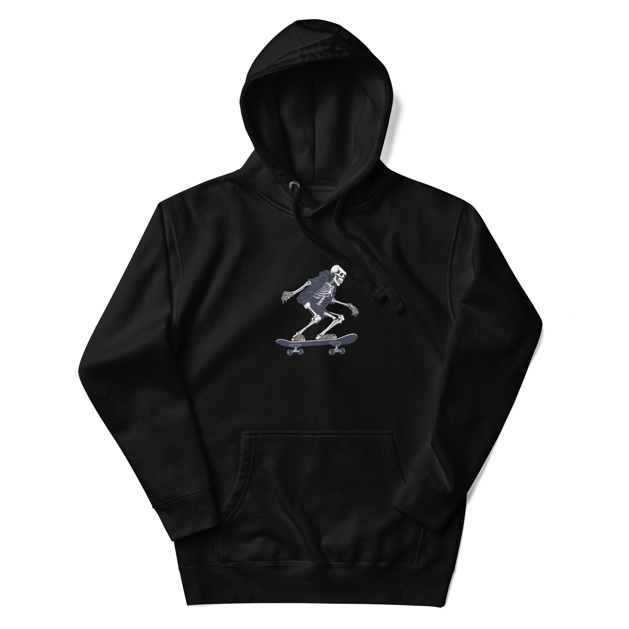 Skateboarding Skeleton Women's Premium Hoodie