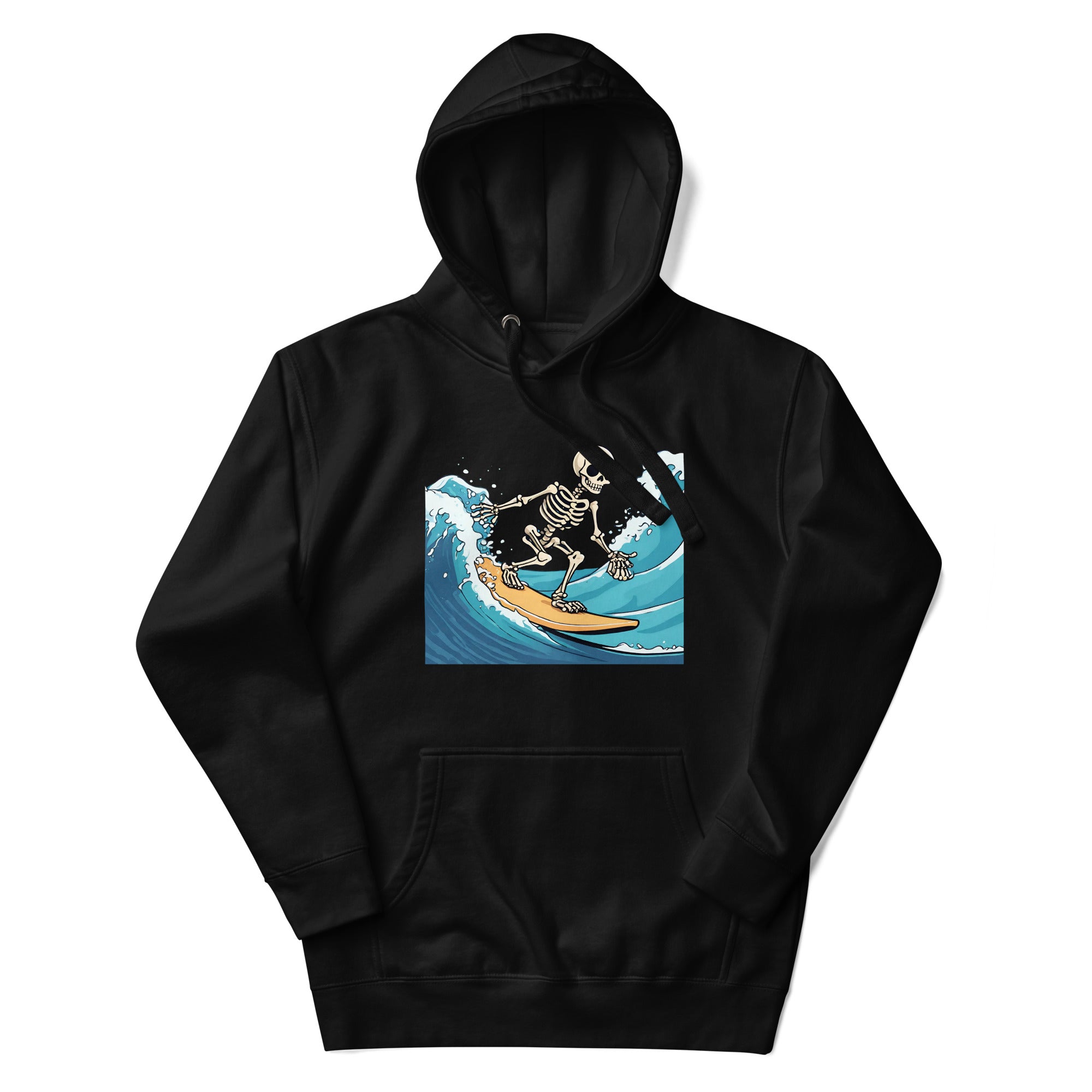 Surfing Skeleton Women's Premium Hoodie