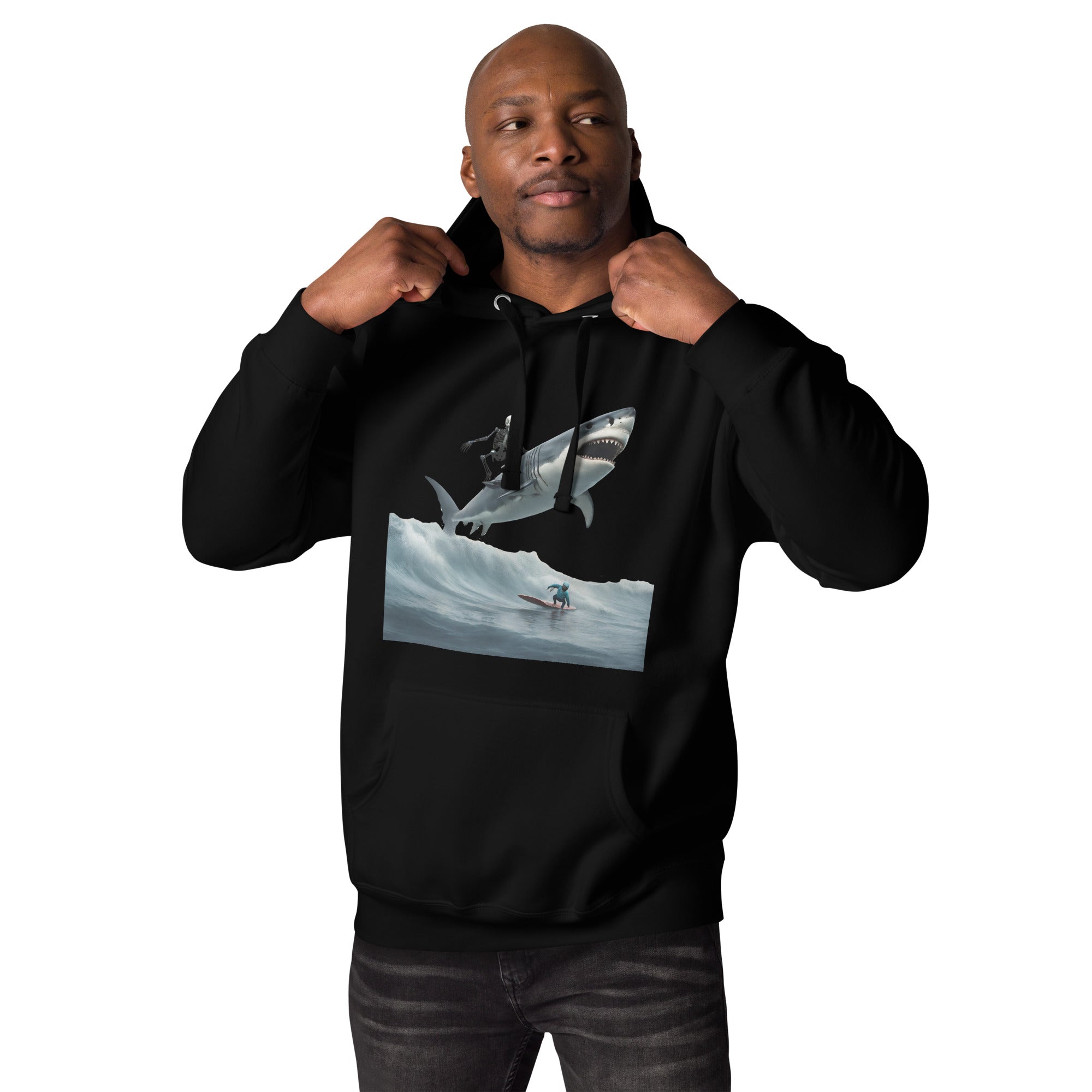 Shark Shredder Men's Premium Hoodie