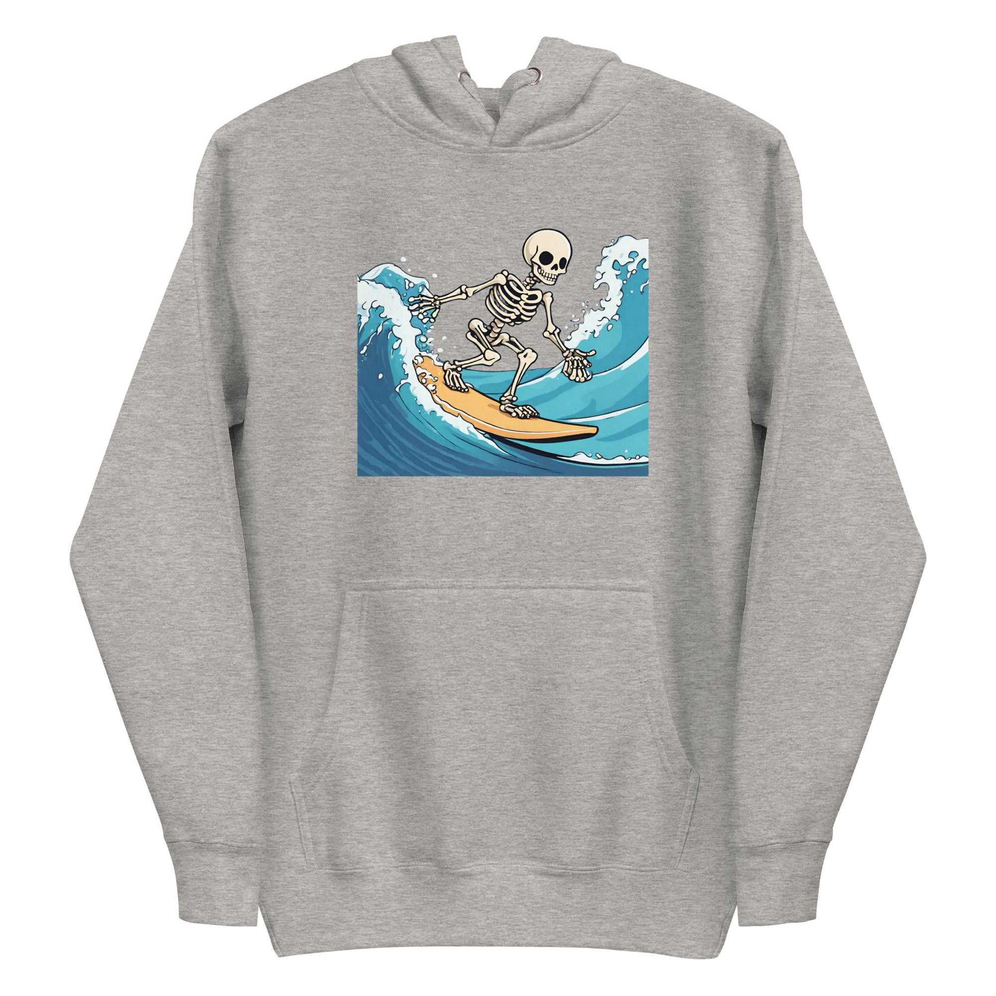 Surfing Skeleton Women's Premium Hoodie