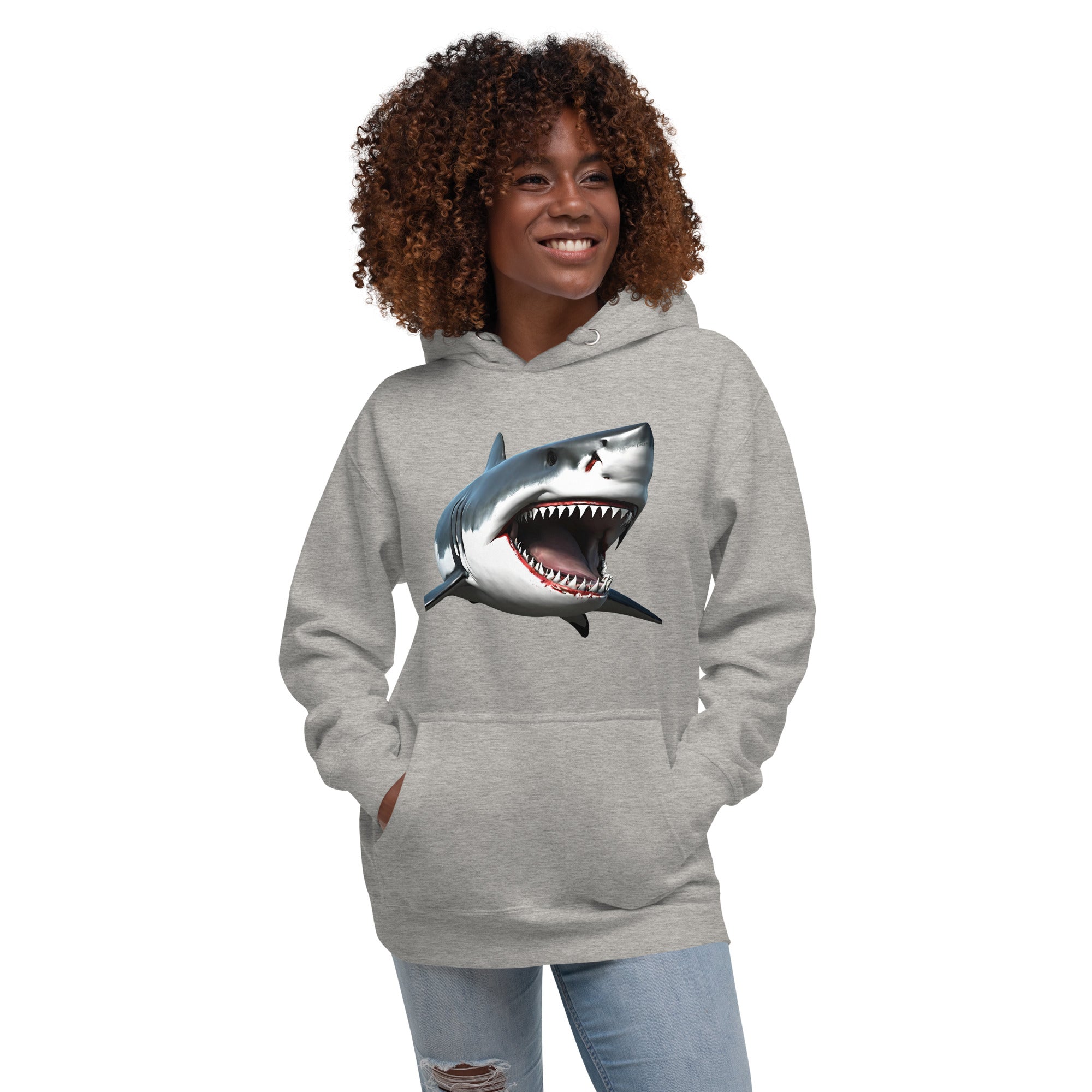 Great White Bite Women's Premium Hoodie