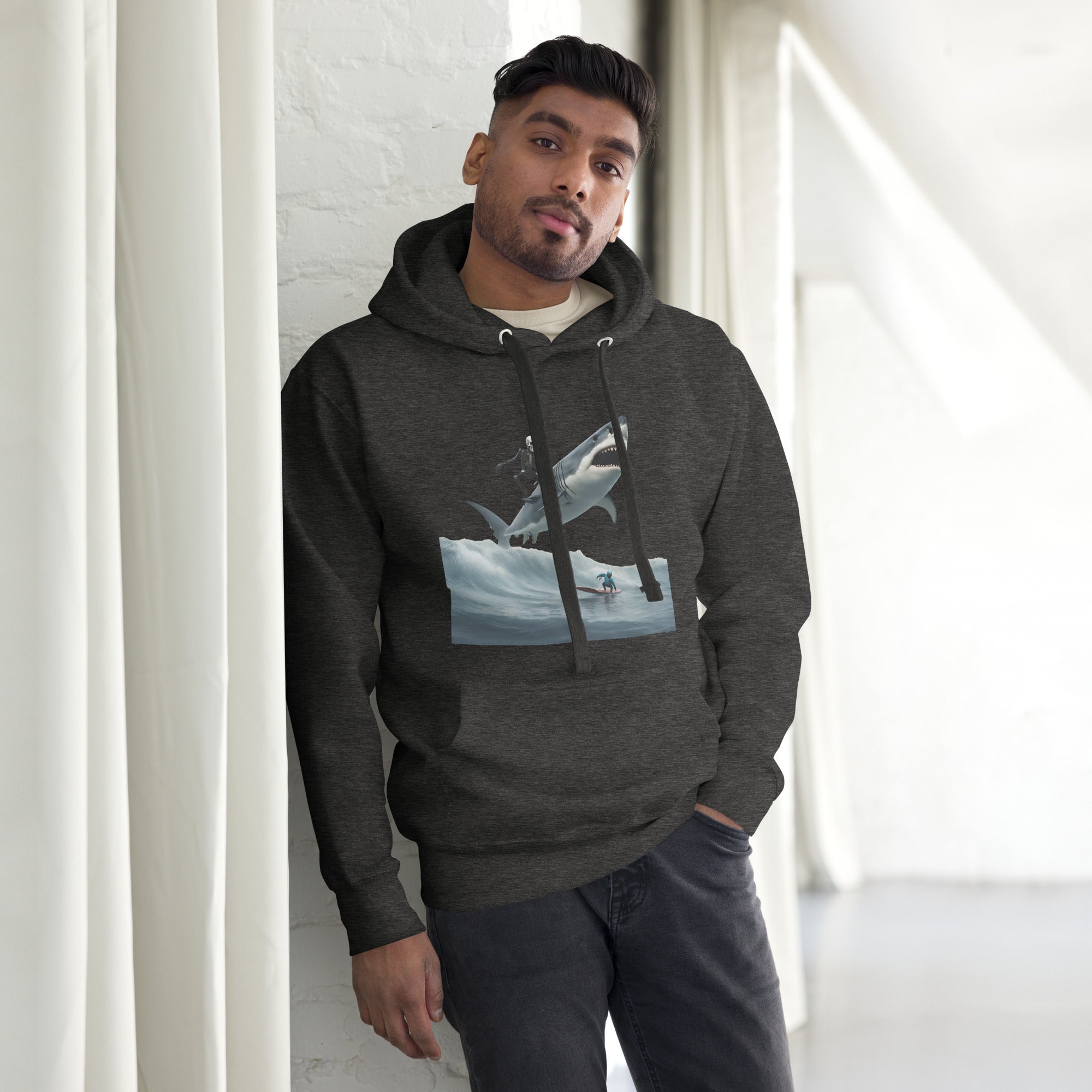 Shark Shredder Men's Premium Hoodie