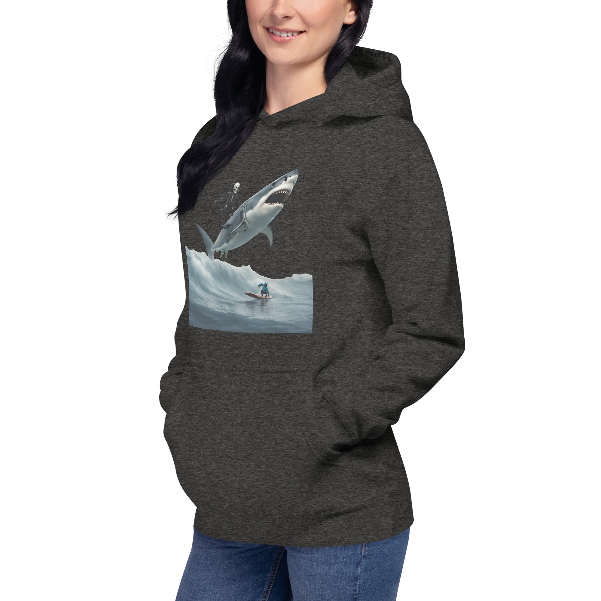 Shark Shredder Women's Premium Hoodie