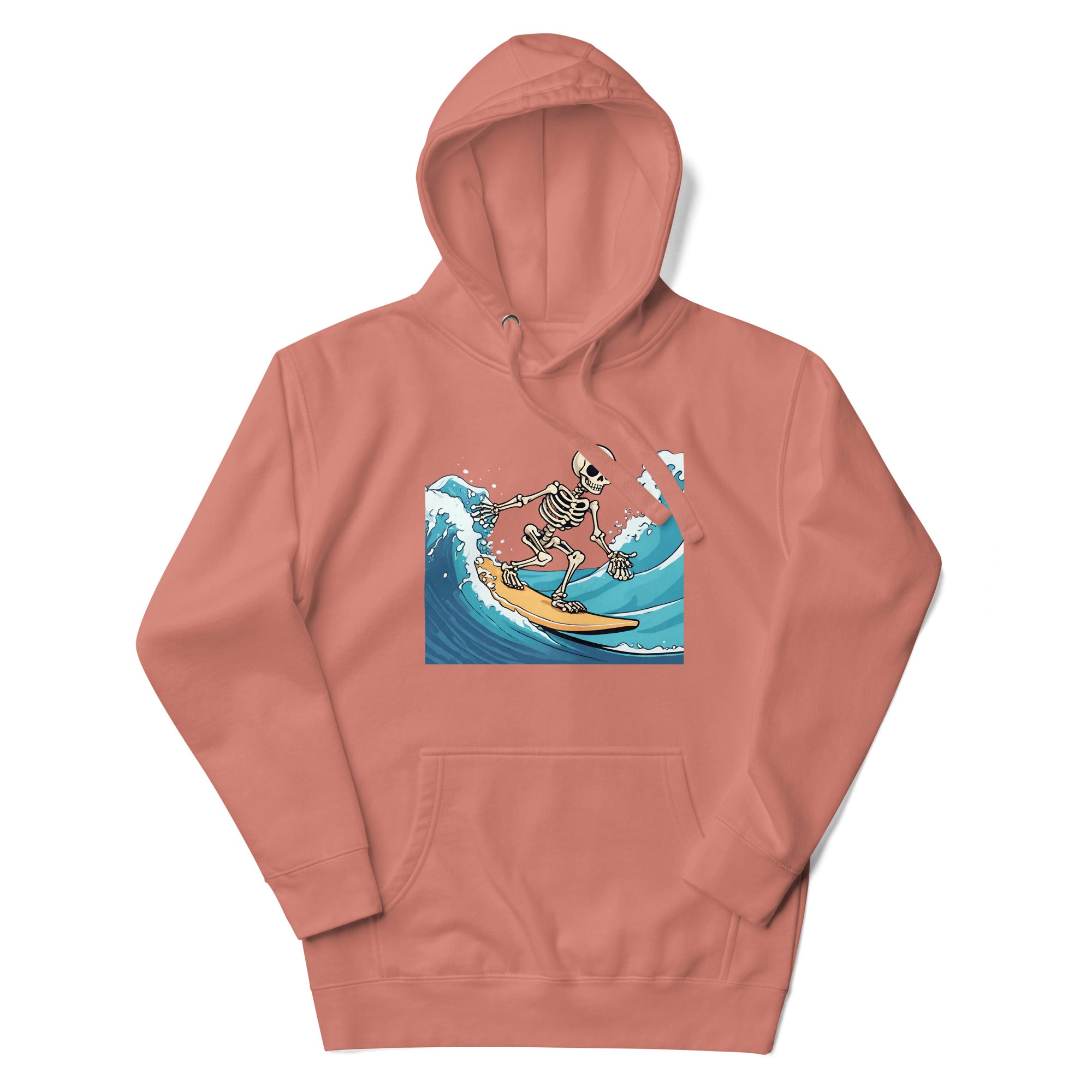 Surfing Skeleton Women's Premium Hoodie