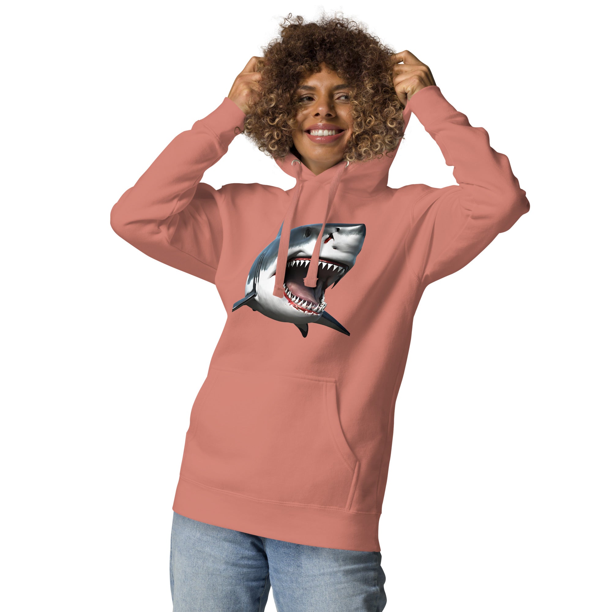 Great White Bite Women's Premium Hoodie