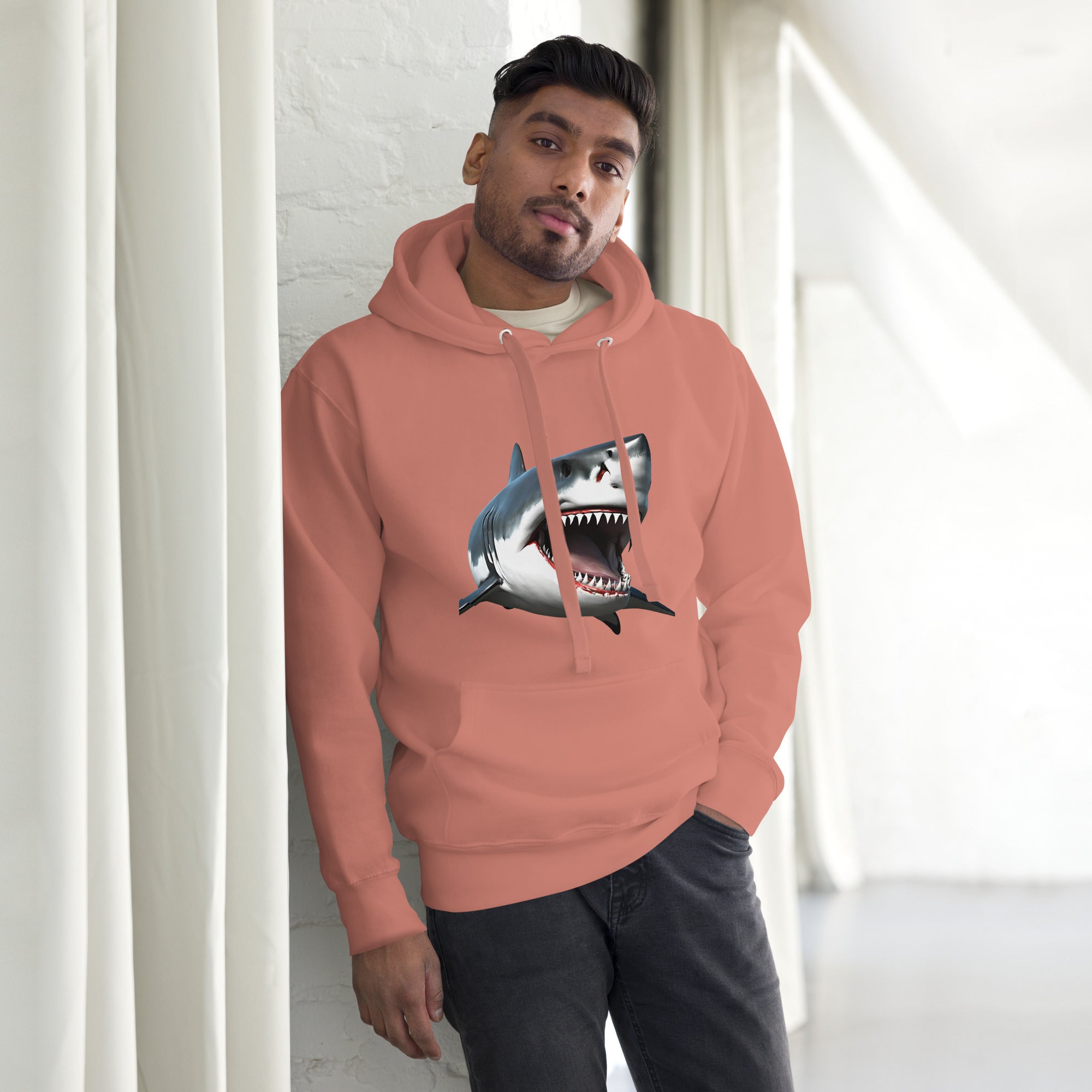 Great White Bite Men's Premium Hoodie