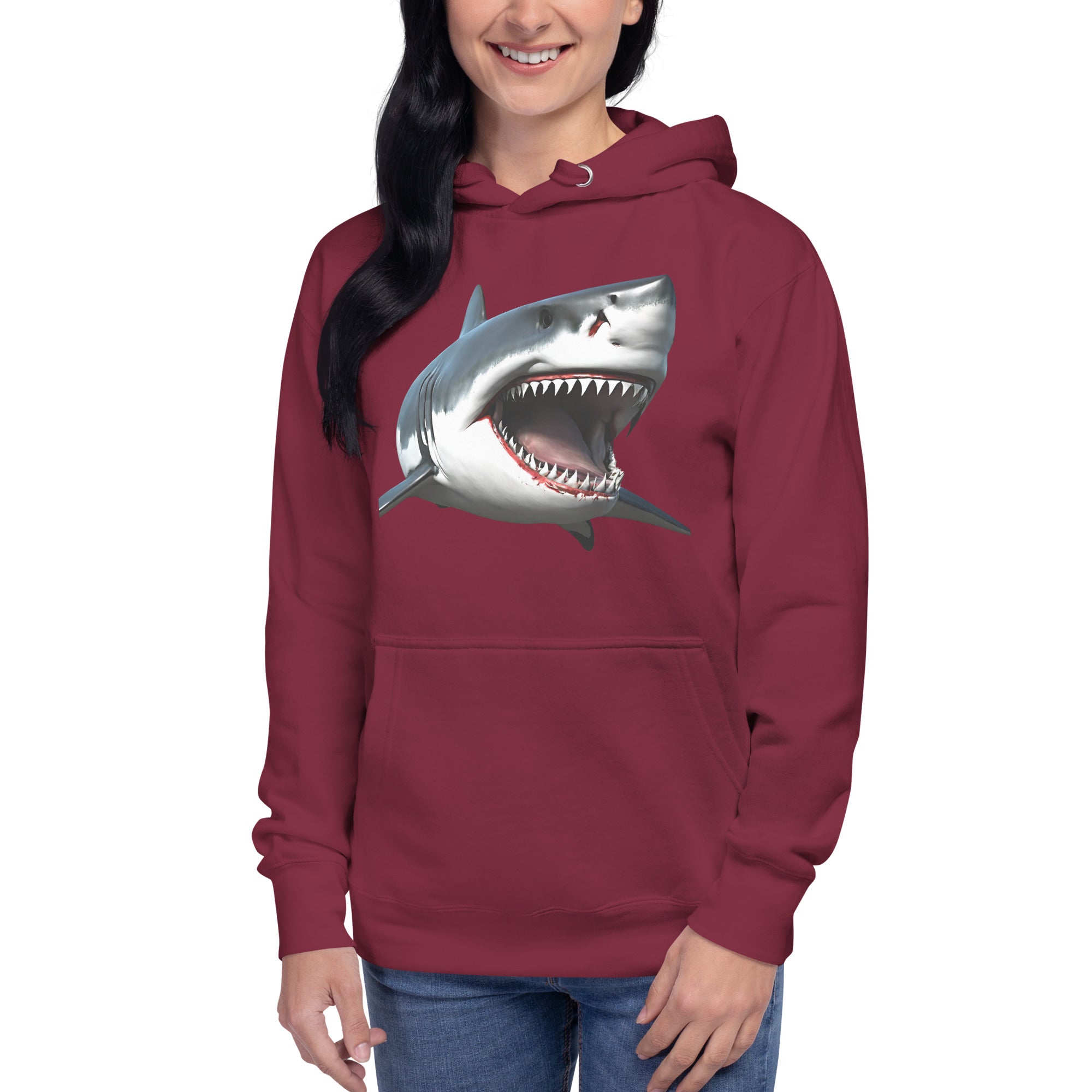 Great White Bite Women's Premium Hoodie