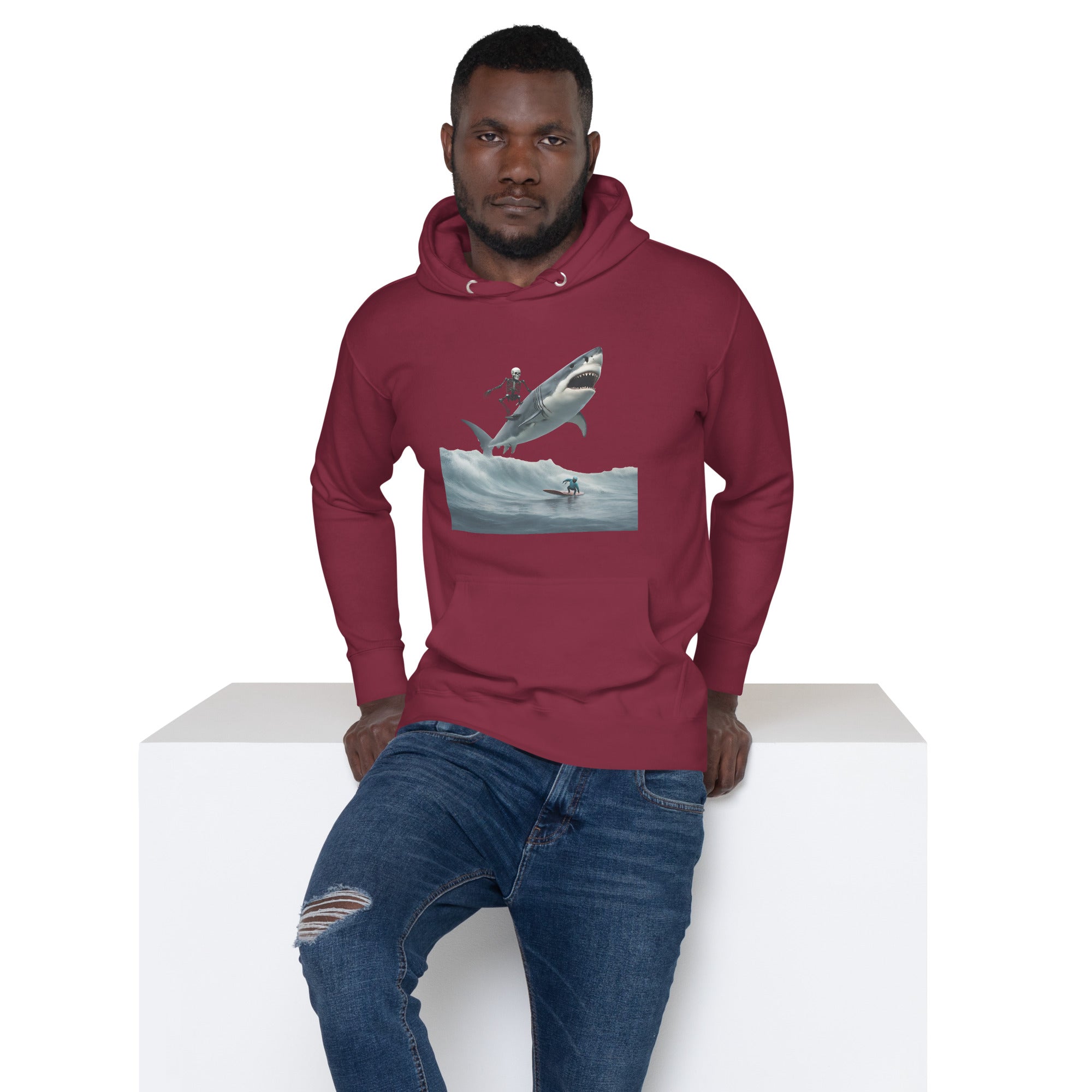 Shark Shredder Men's Premium Hoodie