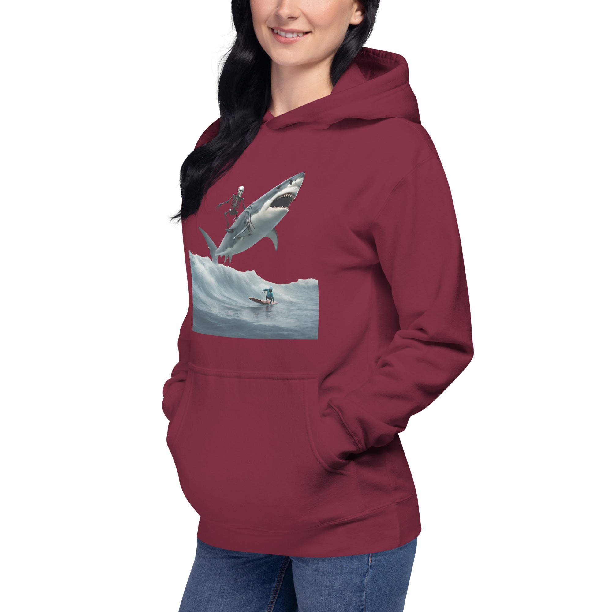 Shark Shredder Women's Premium Hoodie