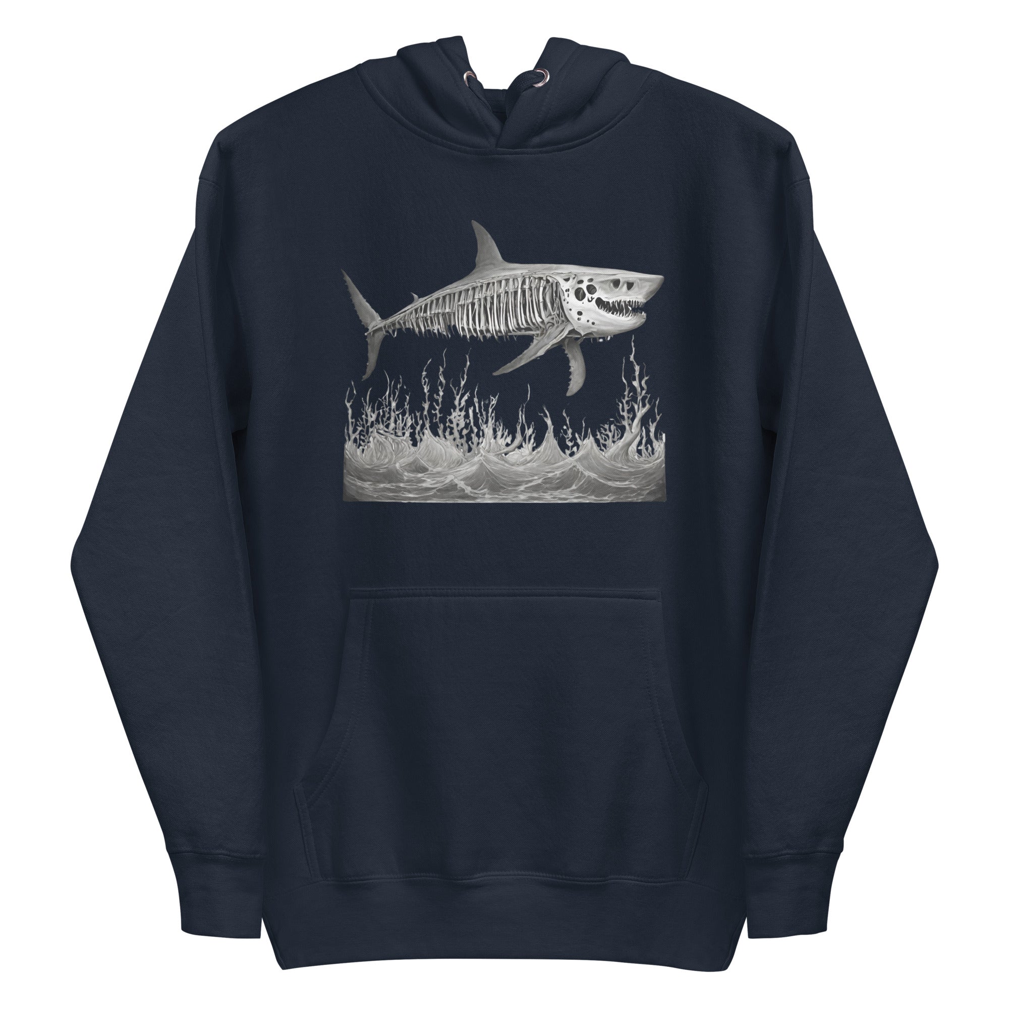 Skeleton Shark Women's Premium Hoodie