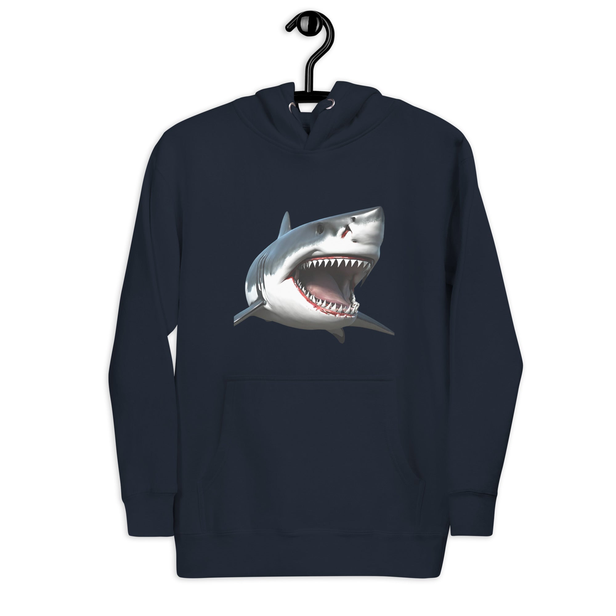 Great White Bite Men's Premium Hoodie