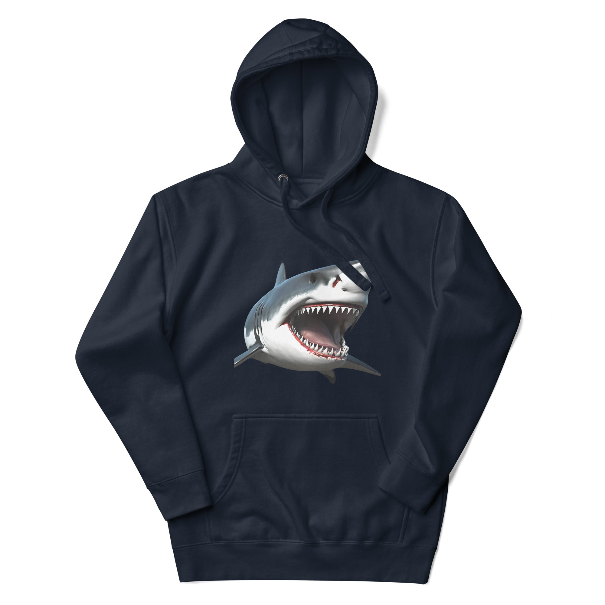 Great White Bite Men's Premium Hoodie