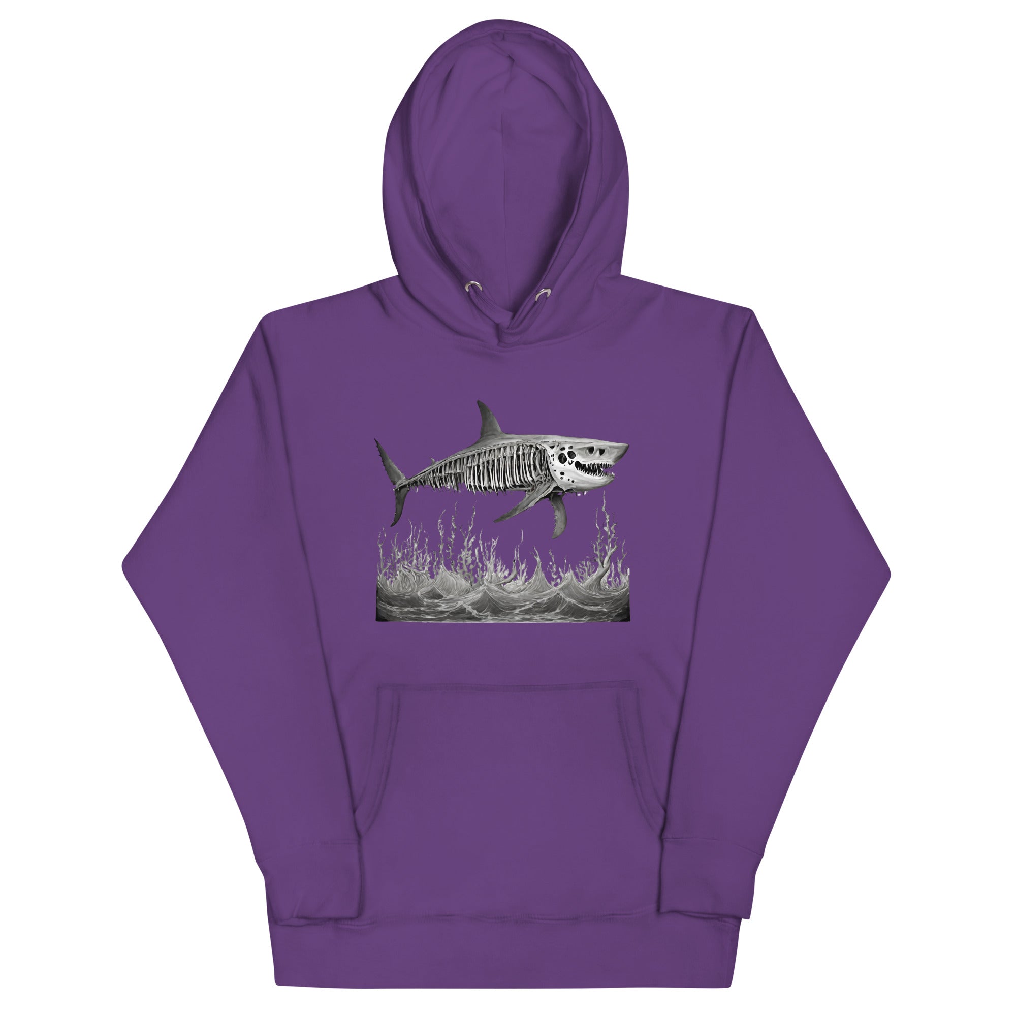 Skeleton Shark Men's Premium Hoodie