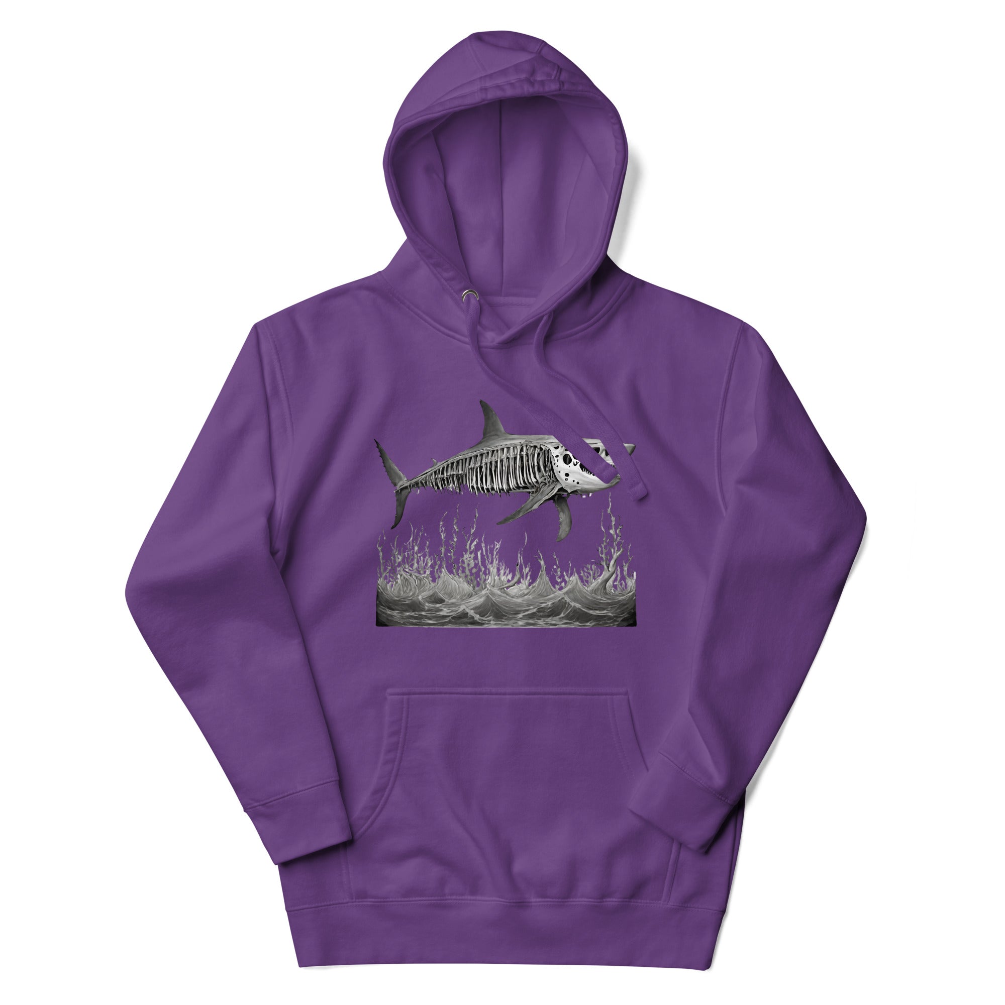 Skeleton Shark Women's Premium Hoodie