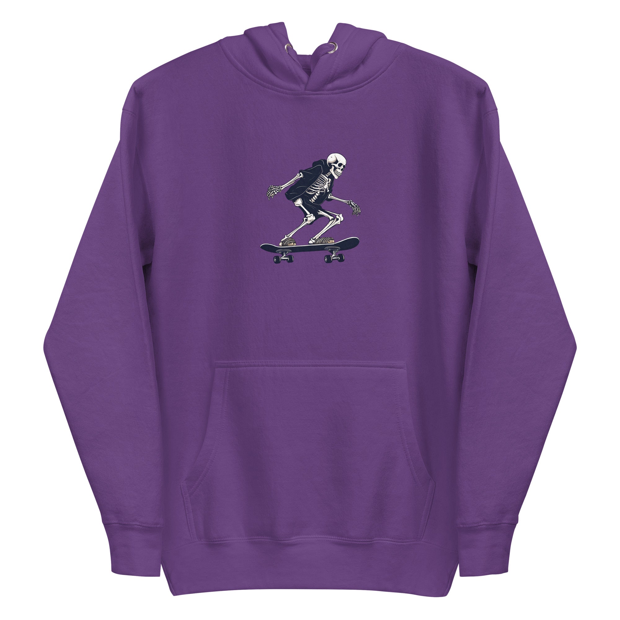 Skateboarding Skeleton Women's Premium Hoodie