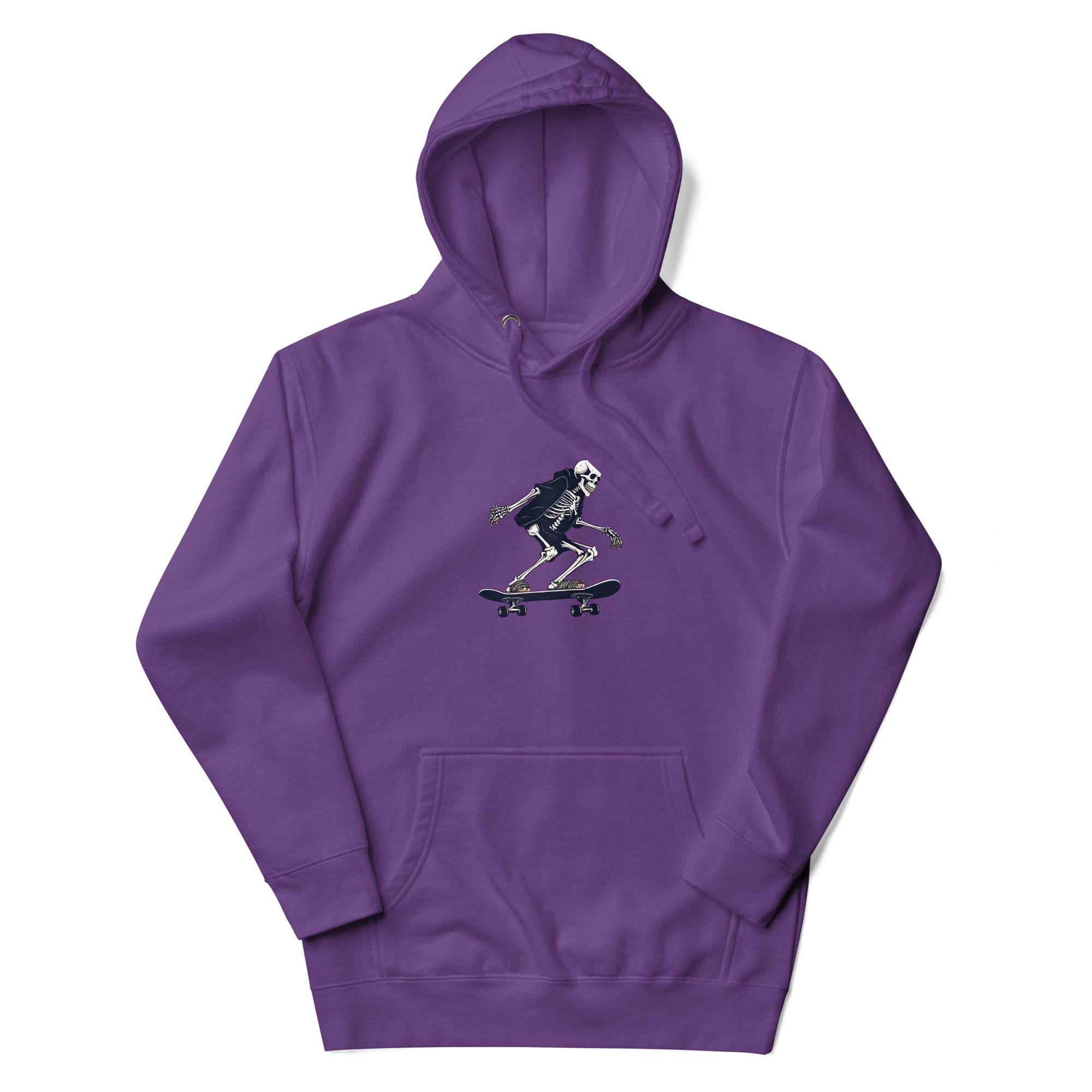 Skateboarding Skeleton Women's Premium Hoodie