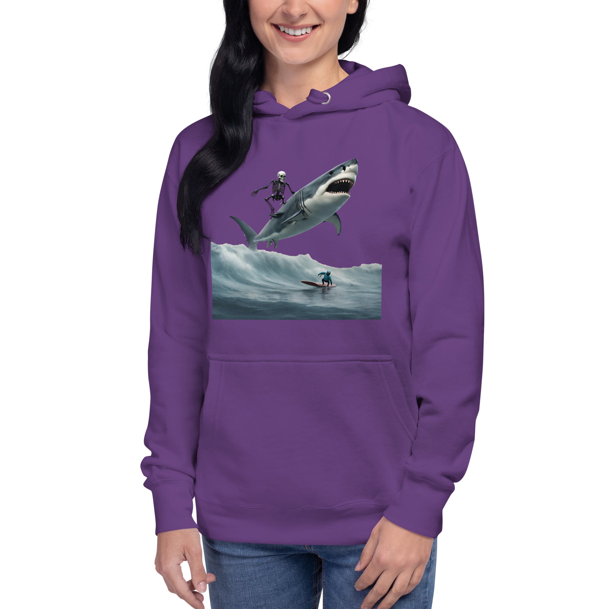 Shark Shredder Women's Premium Hoodie