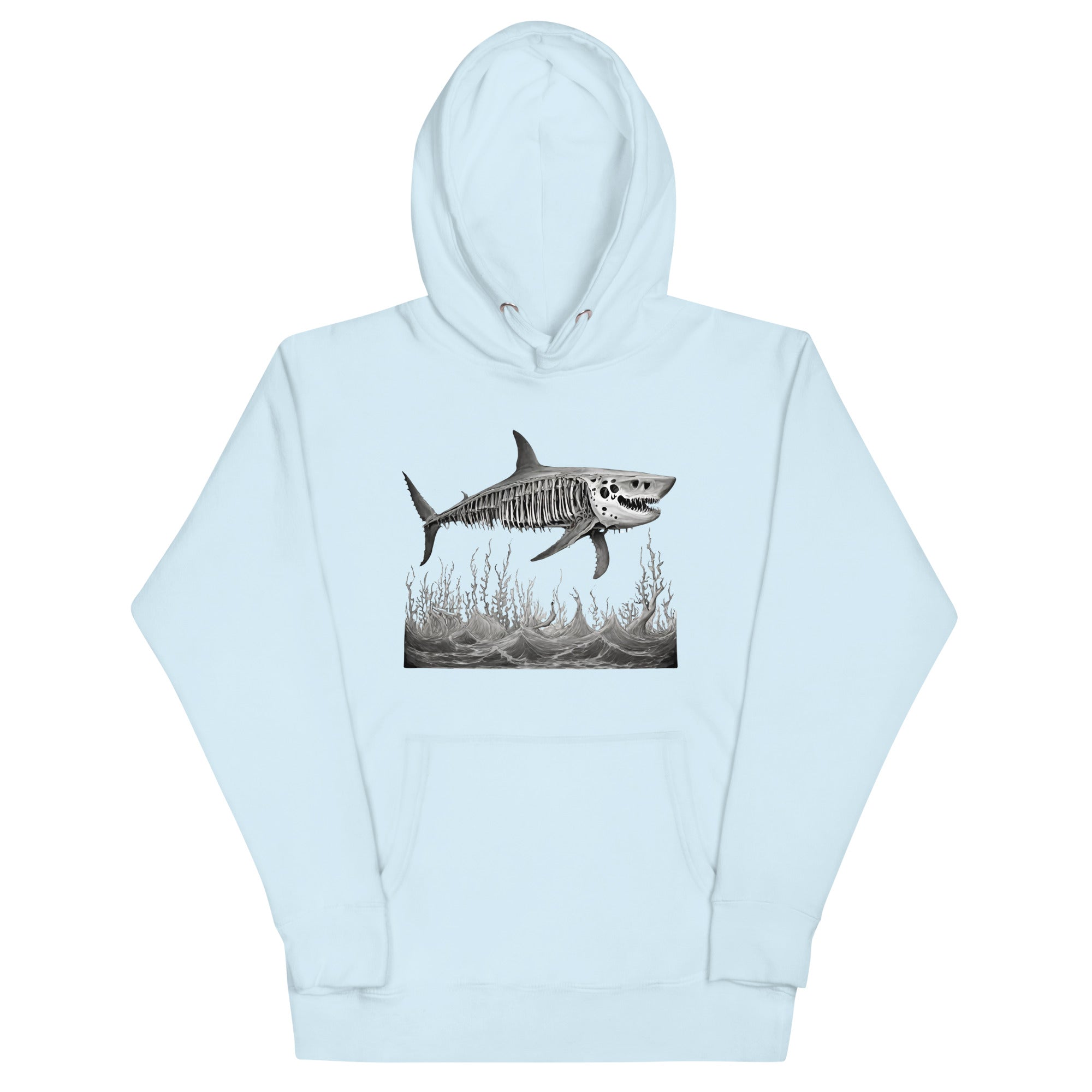 Skeleton Shark Men's Premium Hoodie