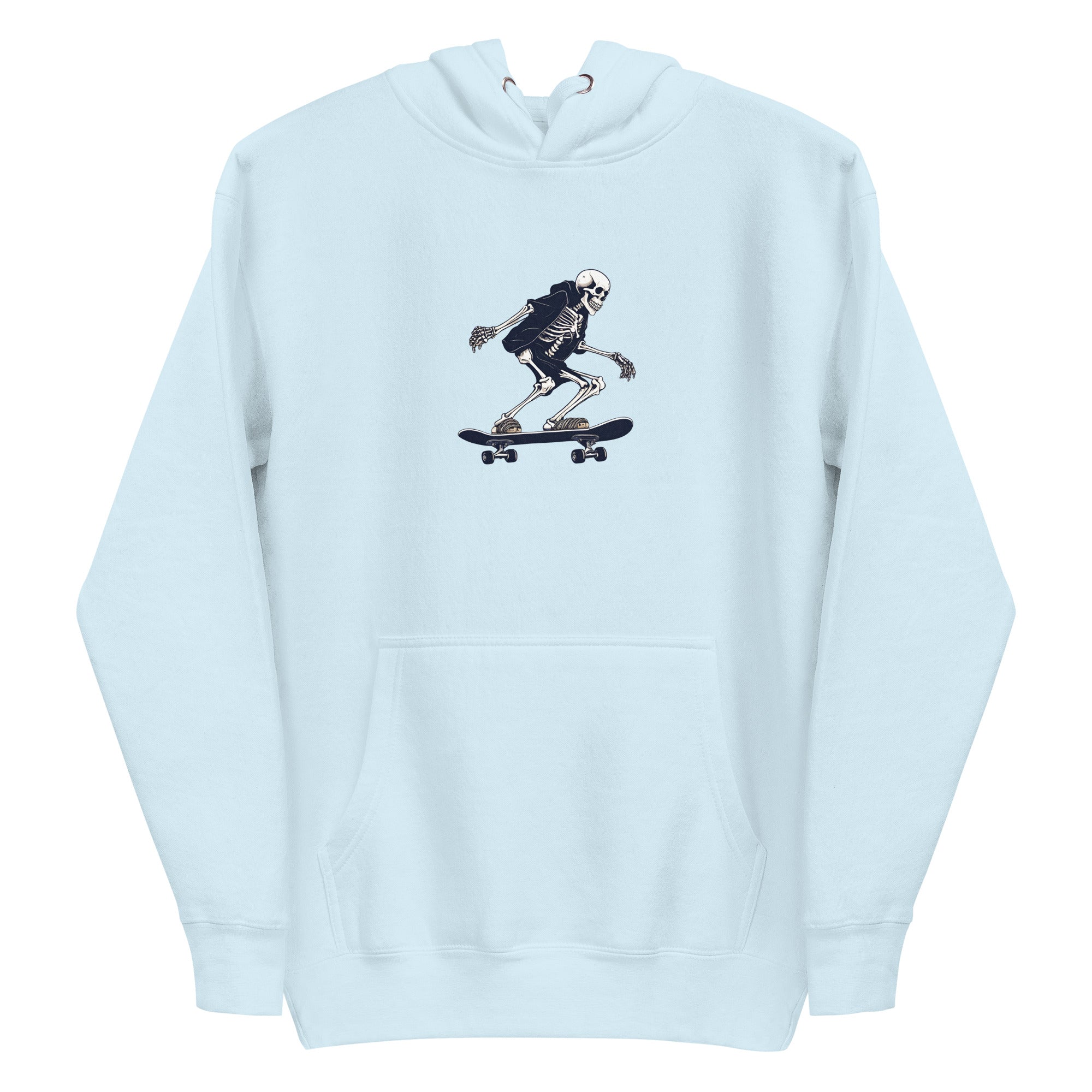 Skateboarding Skeleton Women's Premium Hoodie