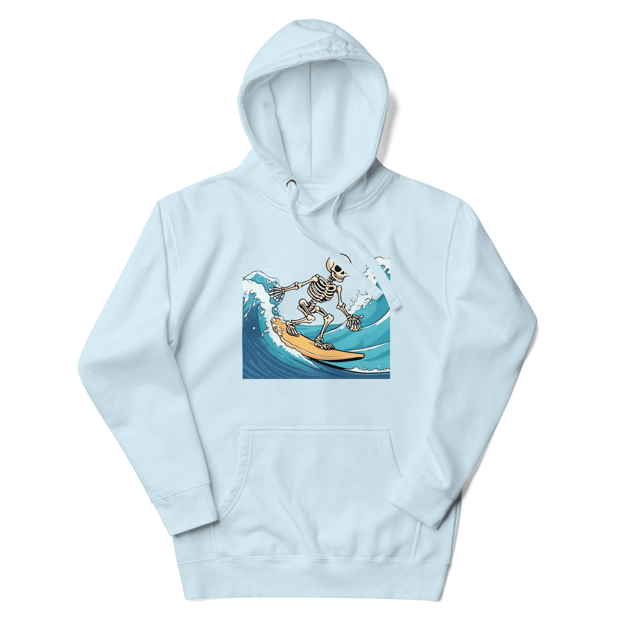 Surfing Skeleton Women's Premium Hoodie