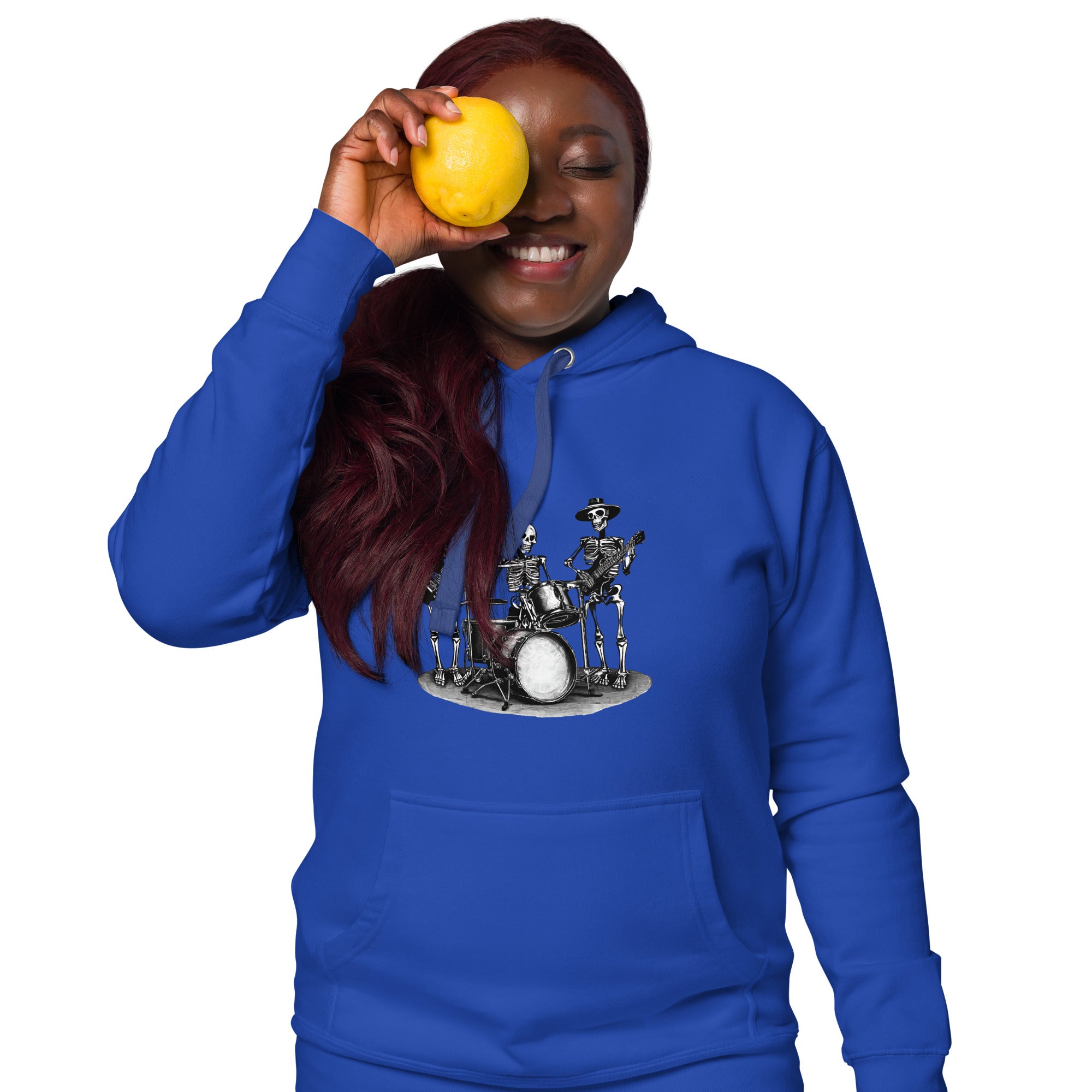 Skeleton Band Women's Premium Hoodie